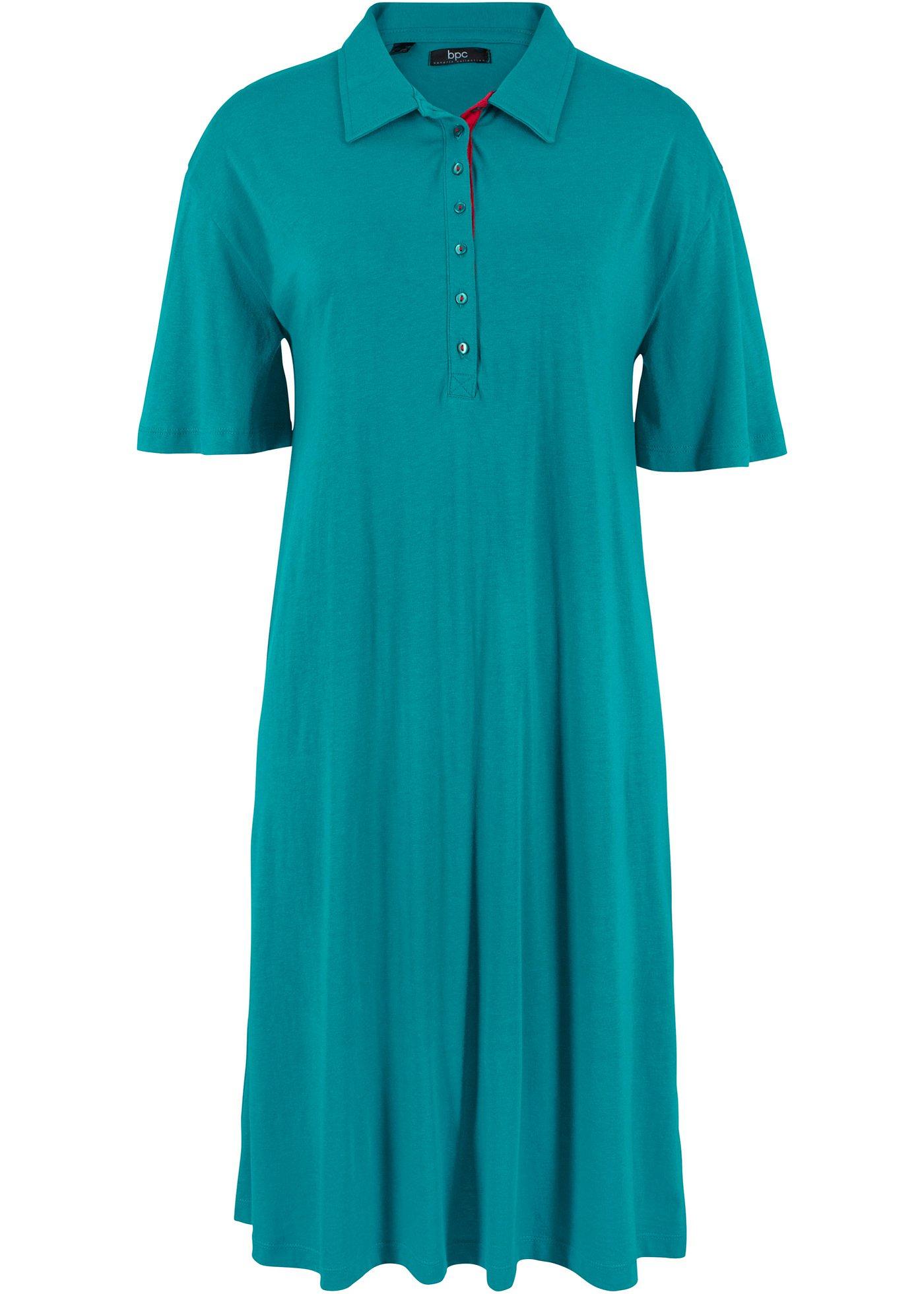 Shirtkleid mit Polokragen Shirtkleid mit Polokragen