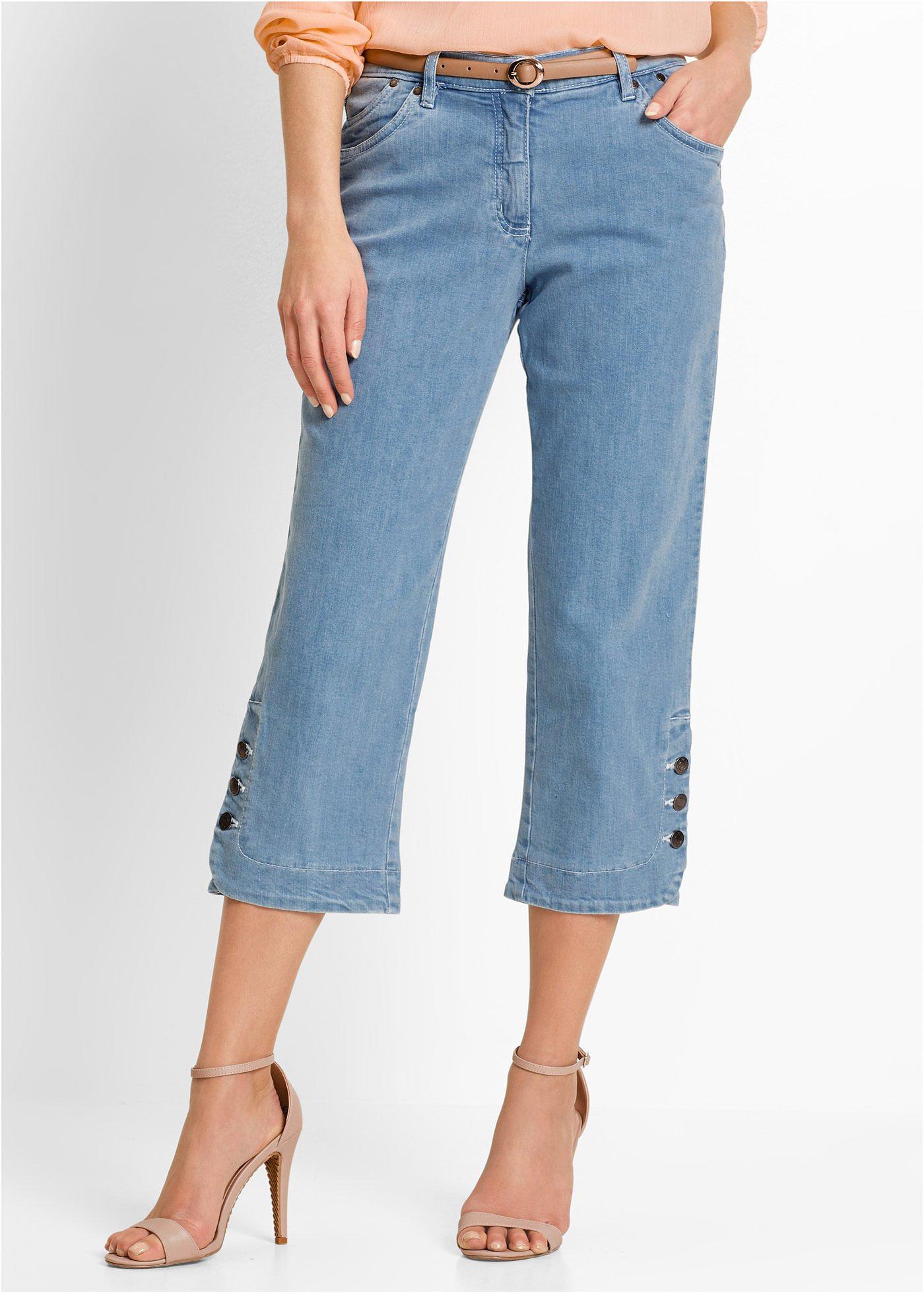 Dżinsy rybaczki - Bonprix