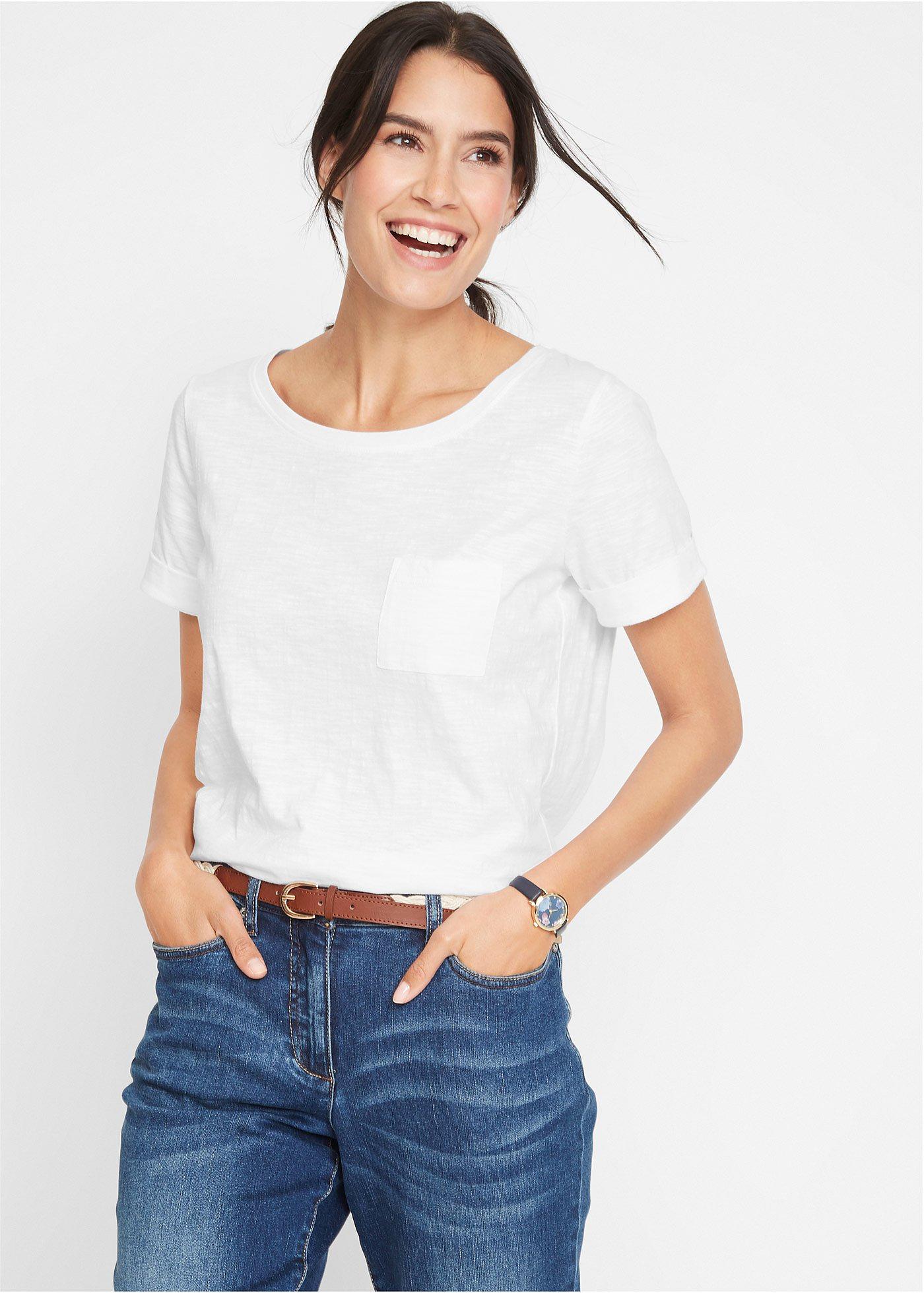 T-shirt z czystej bawełny organicznej - Bonprix