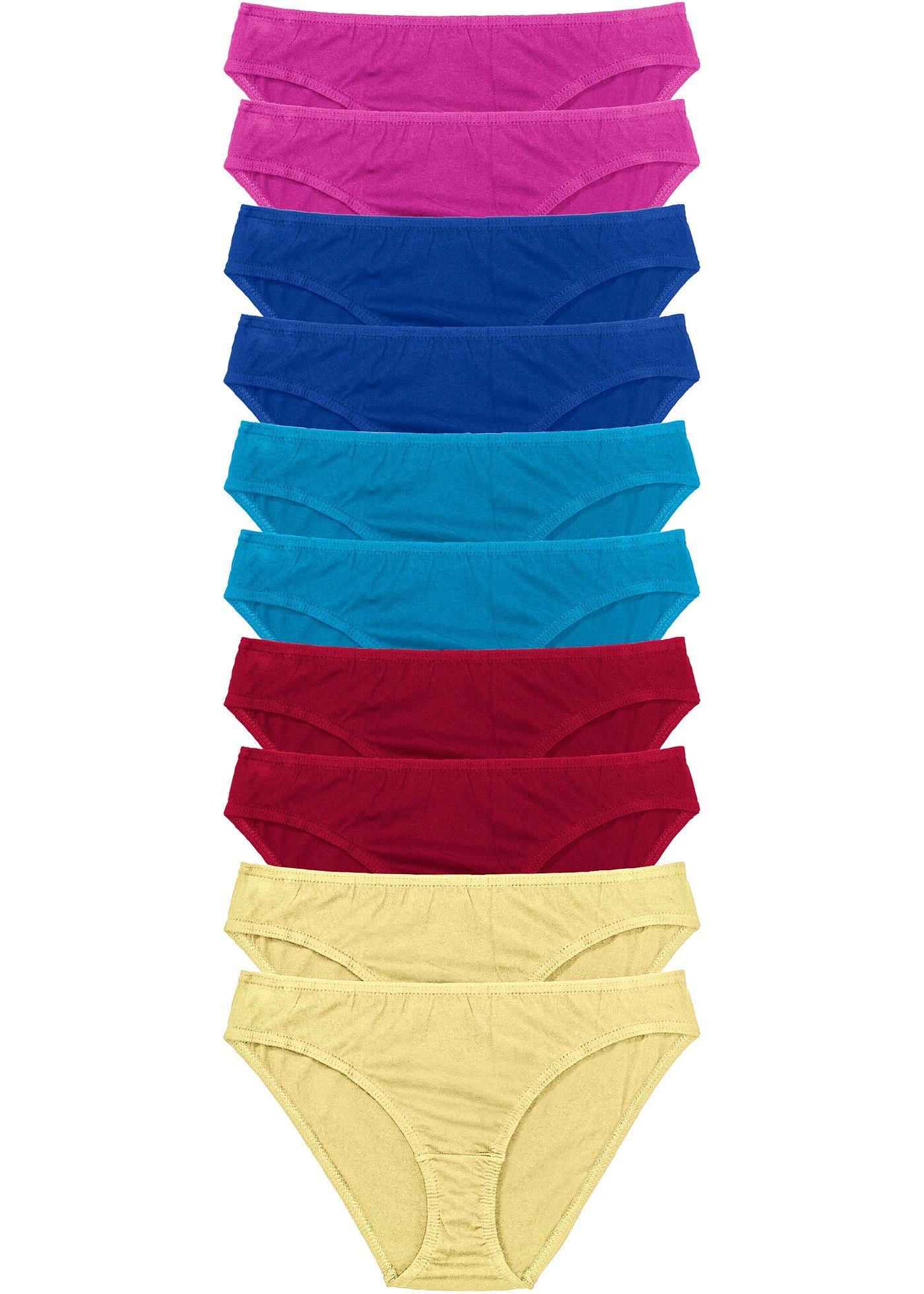 Figi z miękkiej bawełny (10 par) - Bonprix