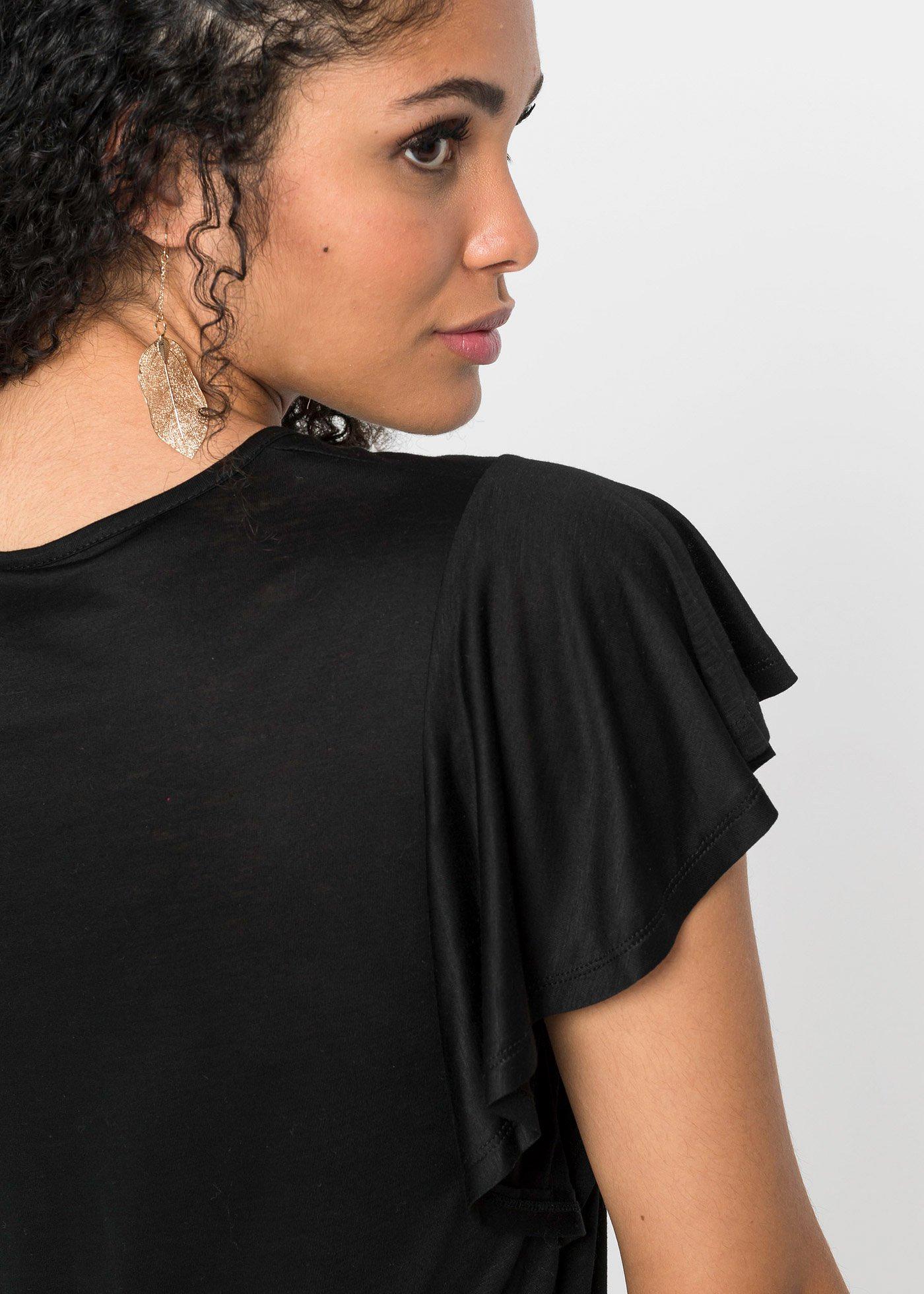 T-shirt z miękkiej wiskozy - Bonprix