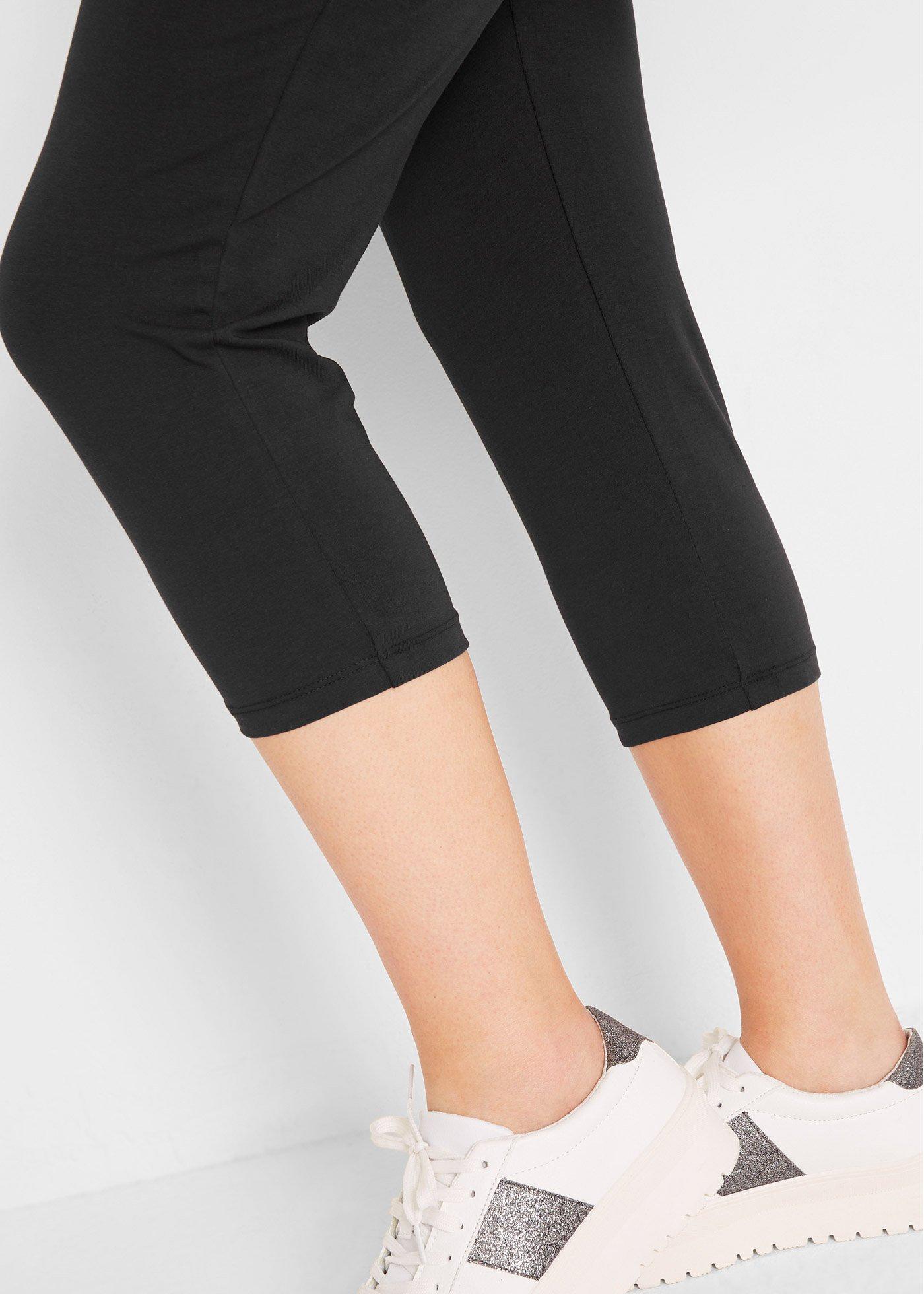 Legginsy ciążowe rybaczki (2 pary) - Bonprix