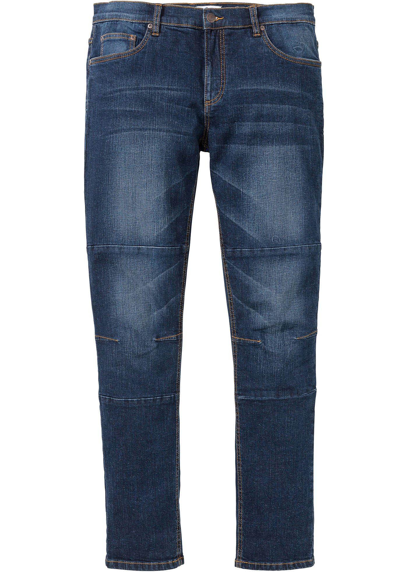 Regular Fit Stretch-Jeans m. Komfortschnitt, Tapered