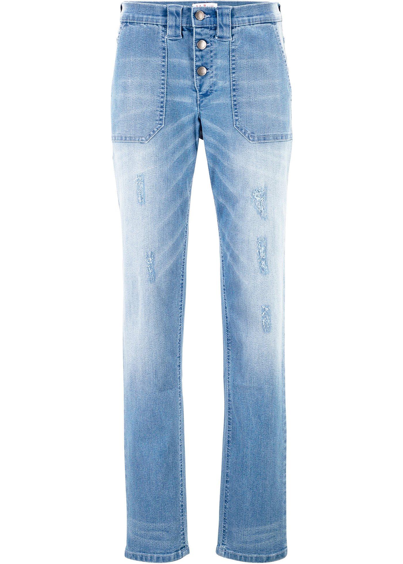 Komfort-Stretch-Boyfriend-Jeans