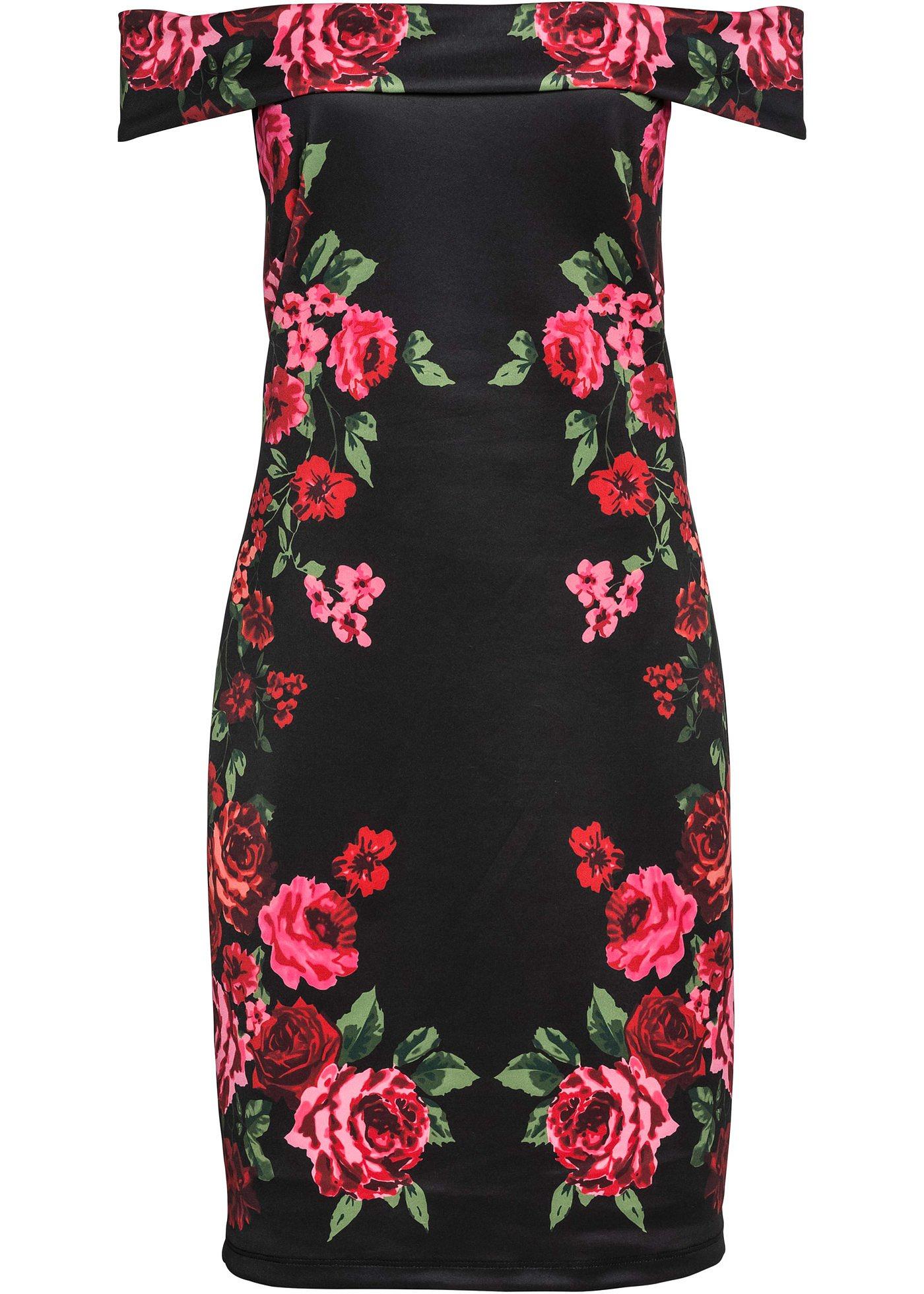 Off-Shoulder-Kleid mit Print Off-Shoulder-Kleid mit Print