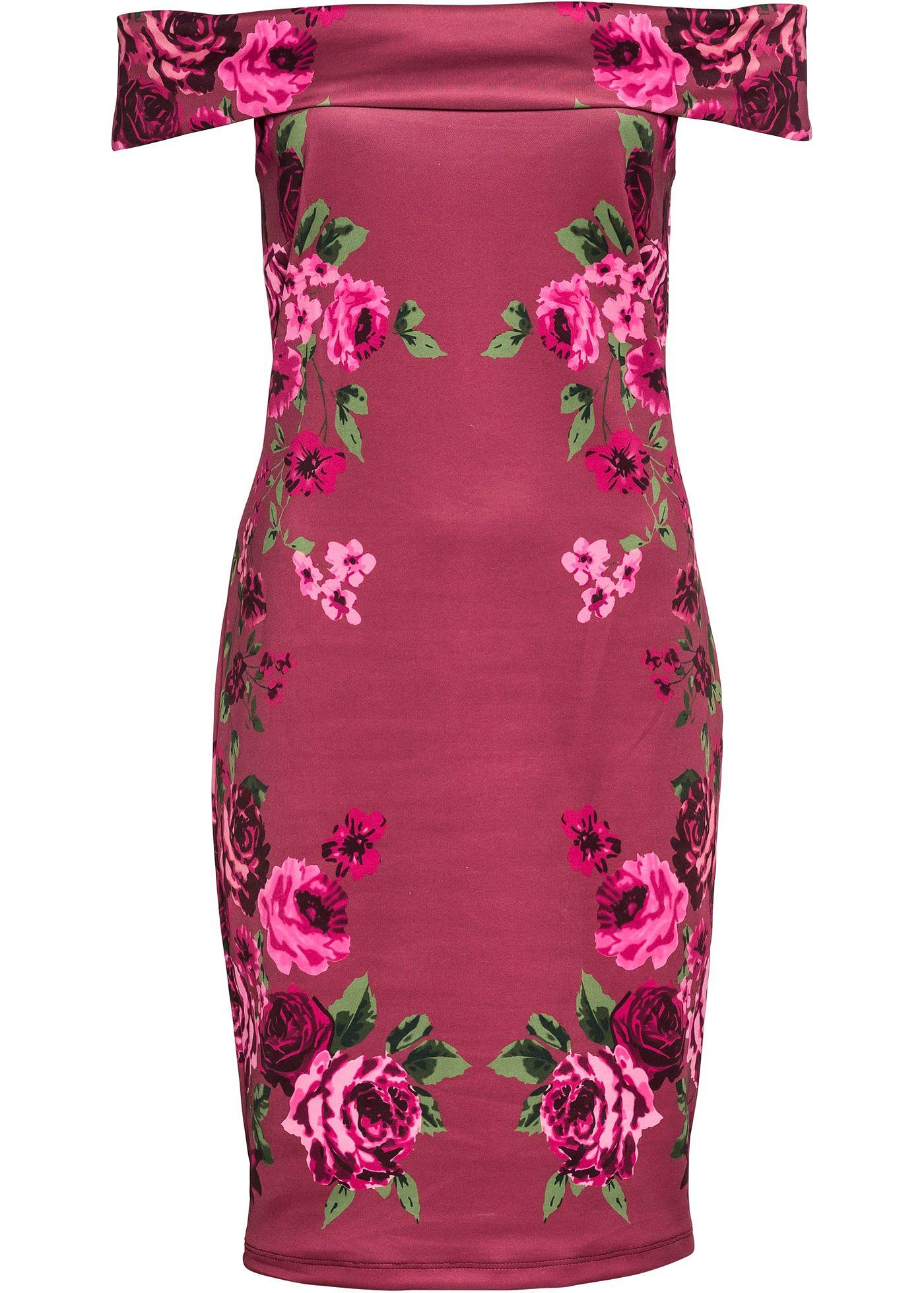 Off-Shoulder-Kleid mit Print Off-Shoulder-Kleid mit Print