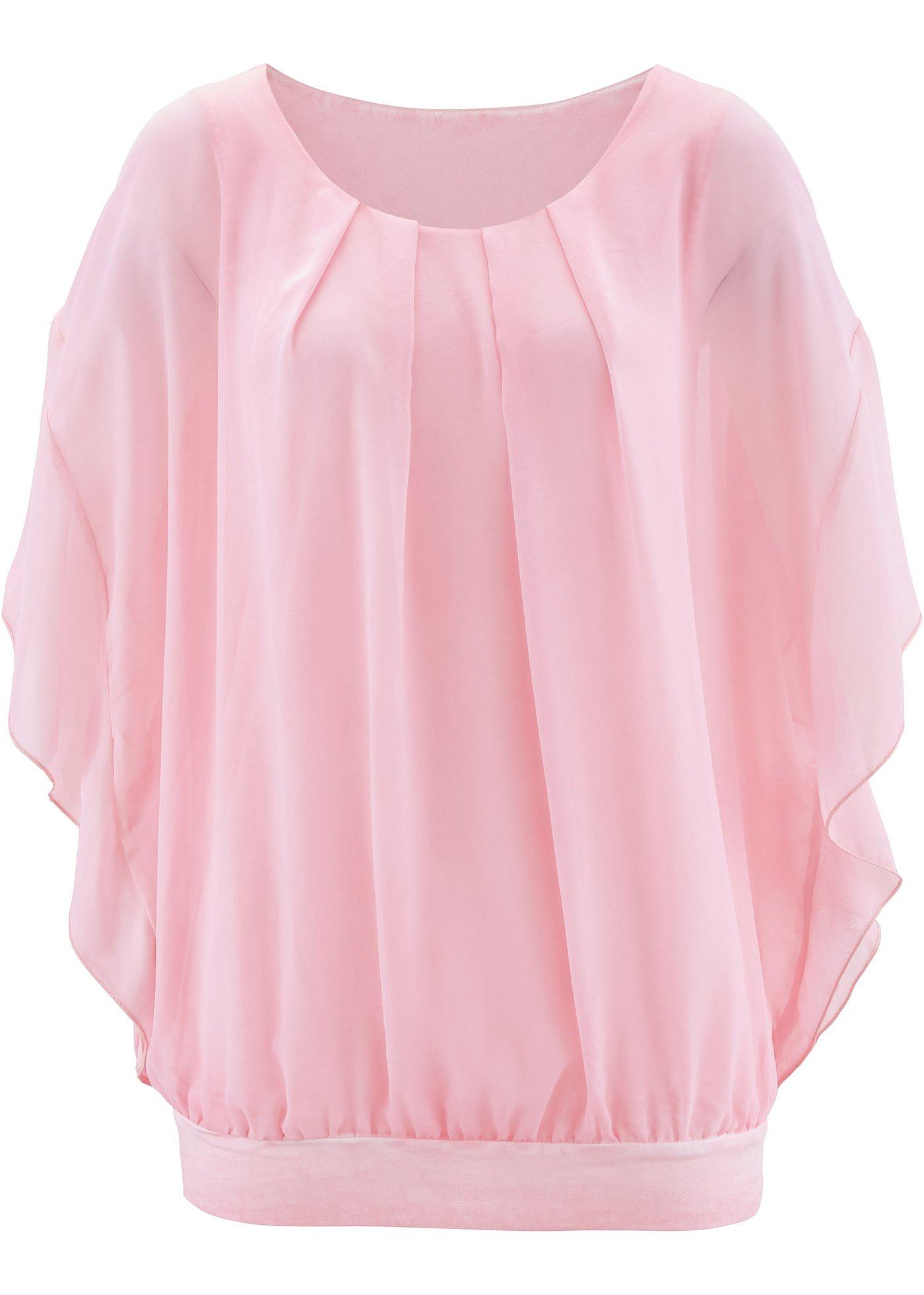 Chiffon- Tunika mit Untertop günstig online kaufen