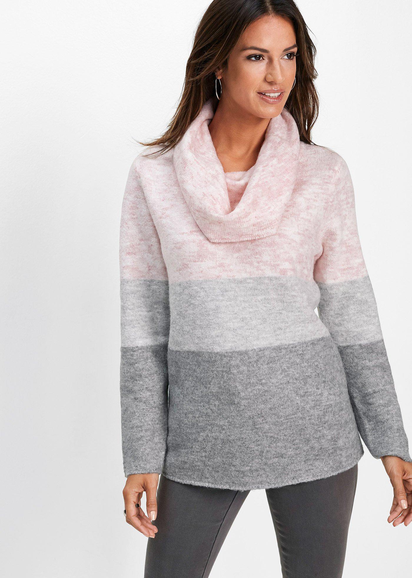 Sweter z golfem - Bonprix