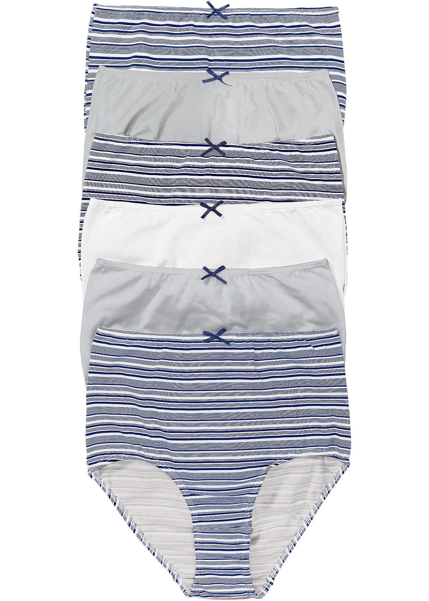 Figi z wysoką talią (6 par) - Bonprix