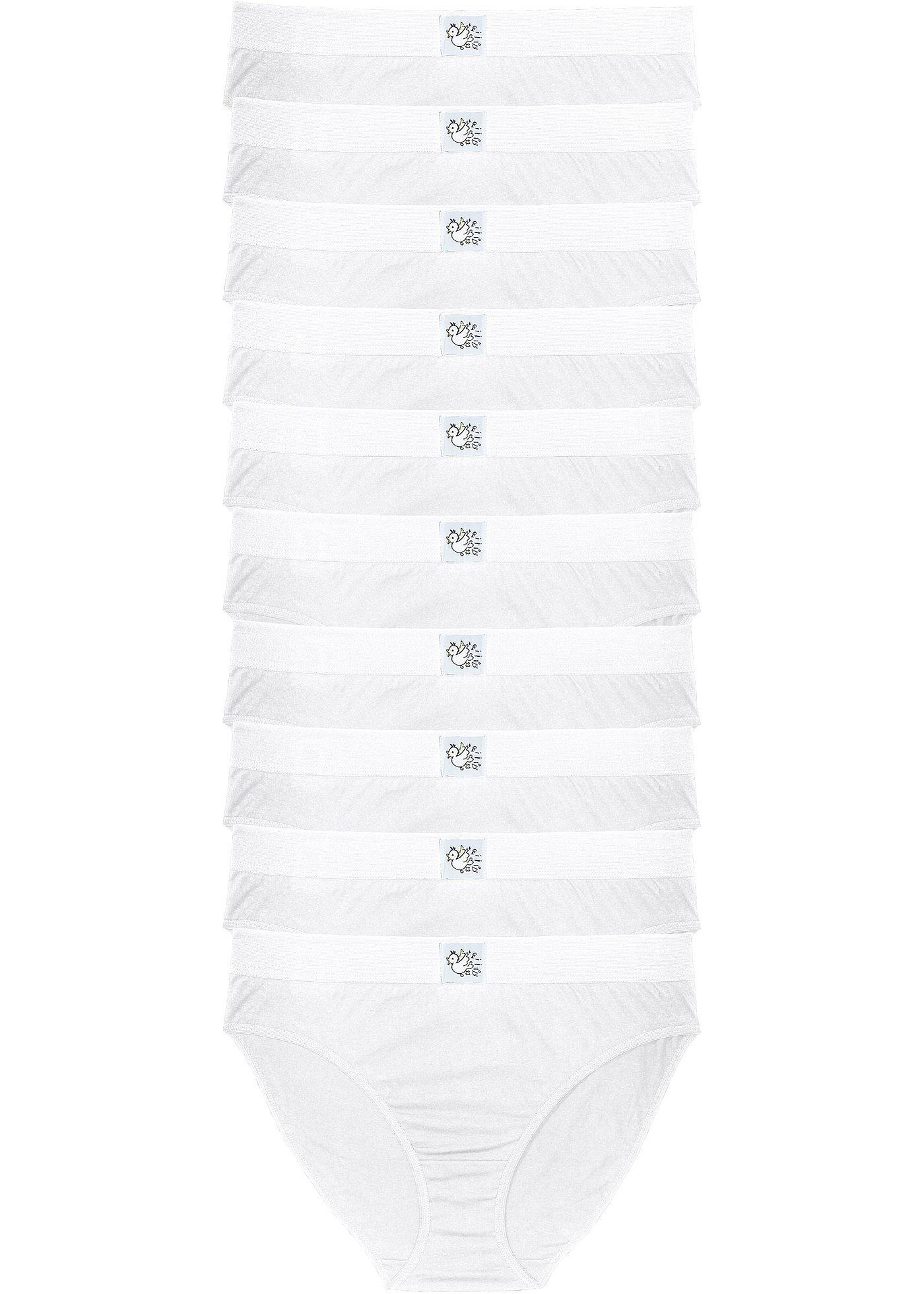 Figi z miękką bawełną (10 par) - Bonprix