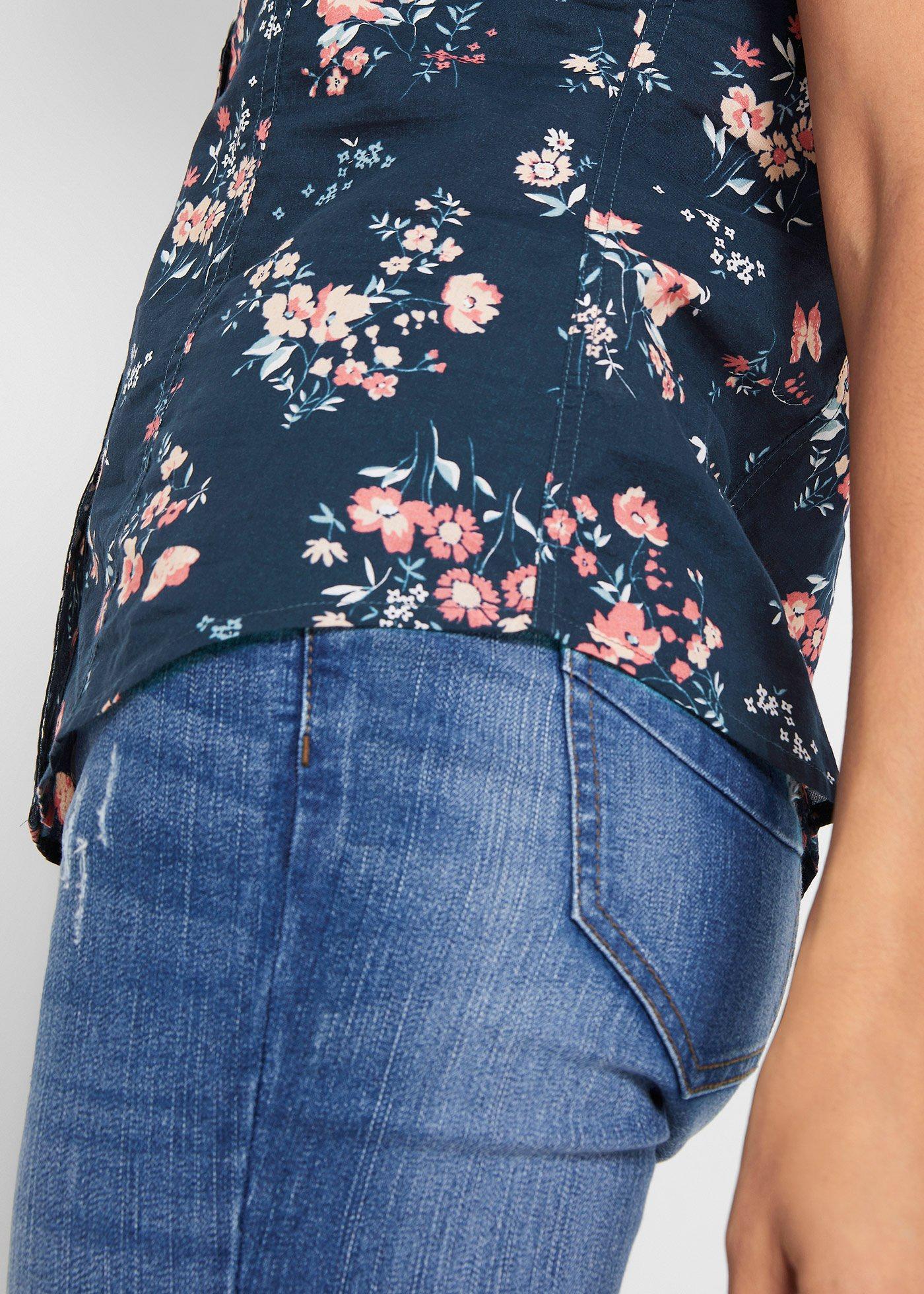 Bluzka z nadrukiem, krótki rękaw - Bonprix