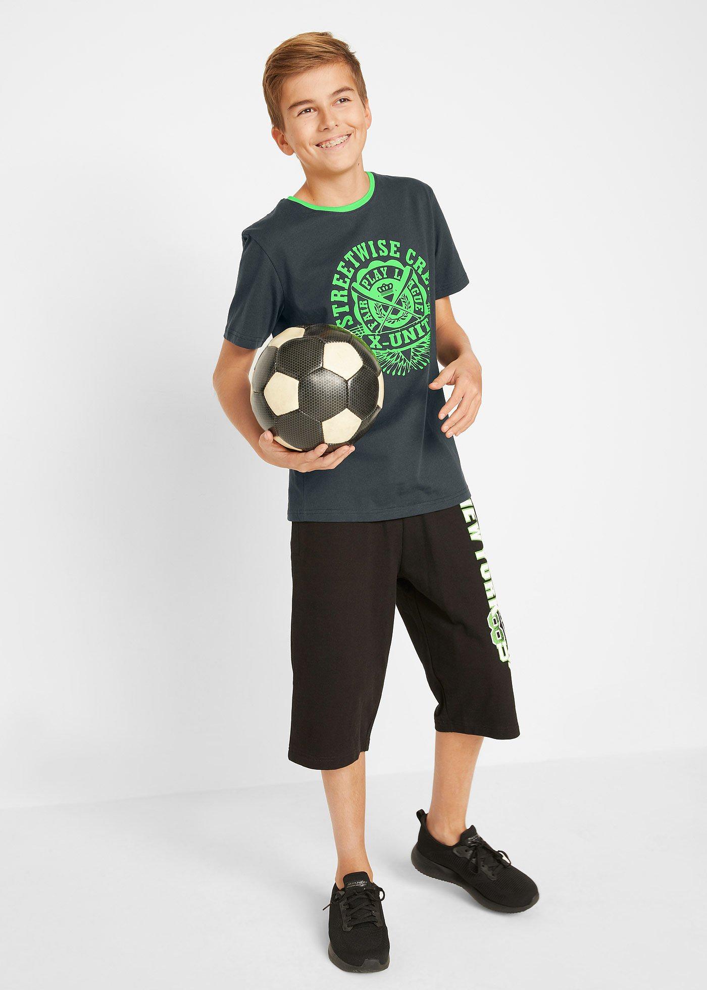 T-shirt (2 szt.) z czystej bawełny - Bonprix