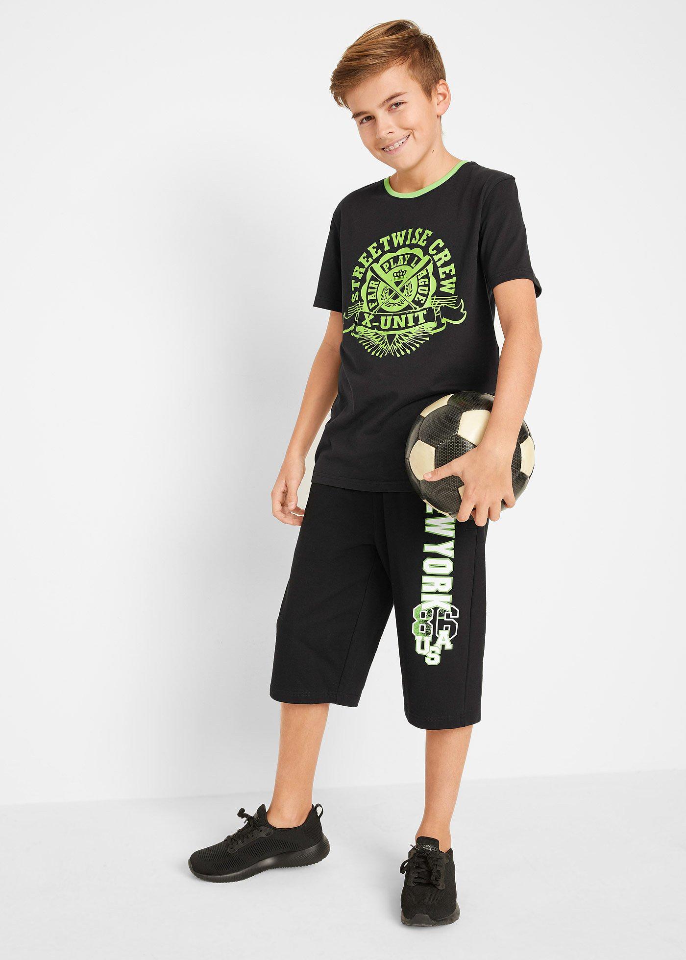 Bermudy dresowe z czystej bawełny - Bonprix