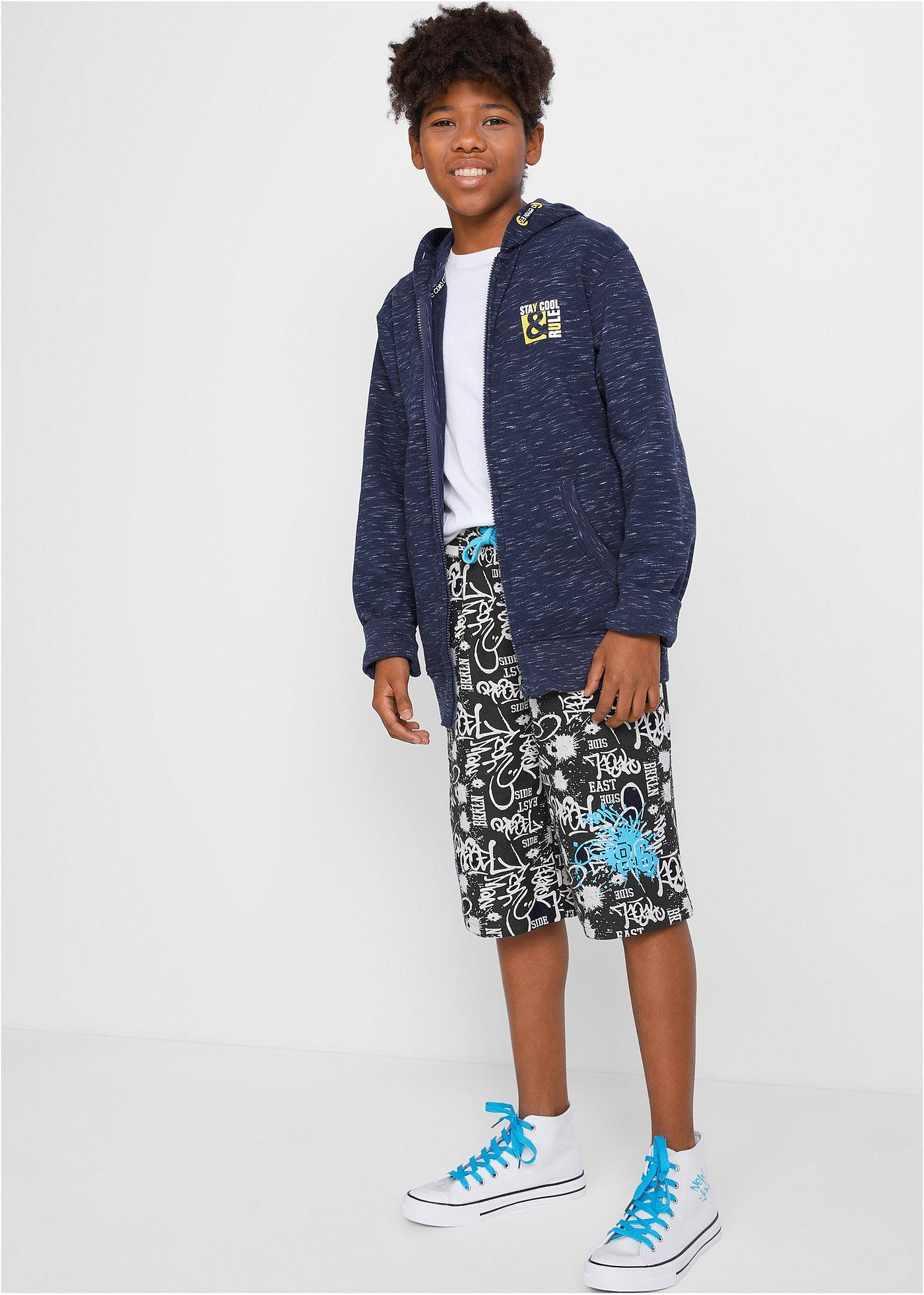 Bermudy dresowe z czystej bawełny organicznej - Bonprix