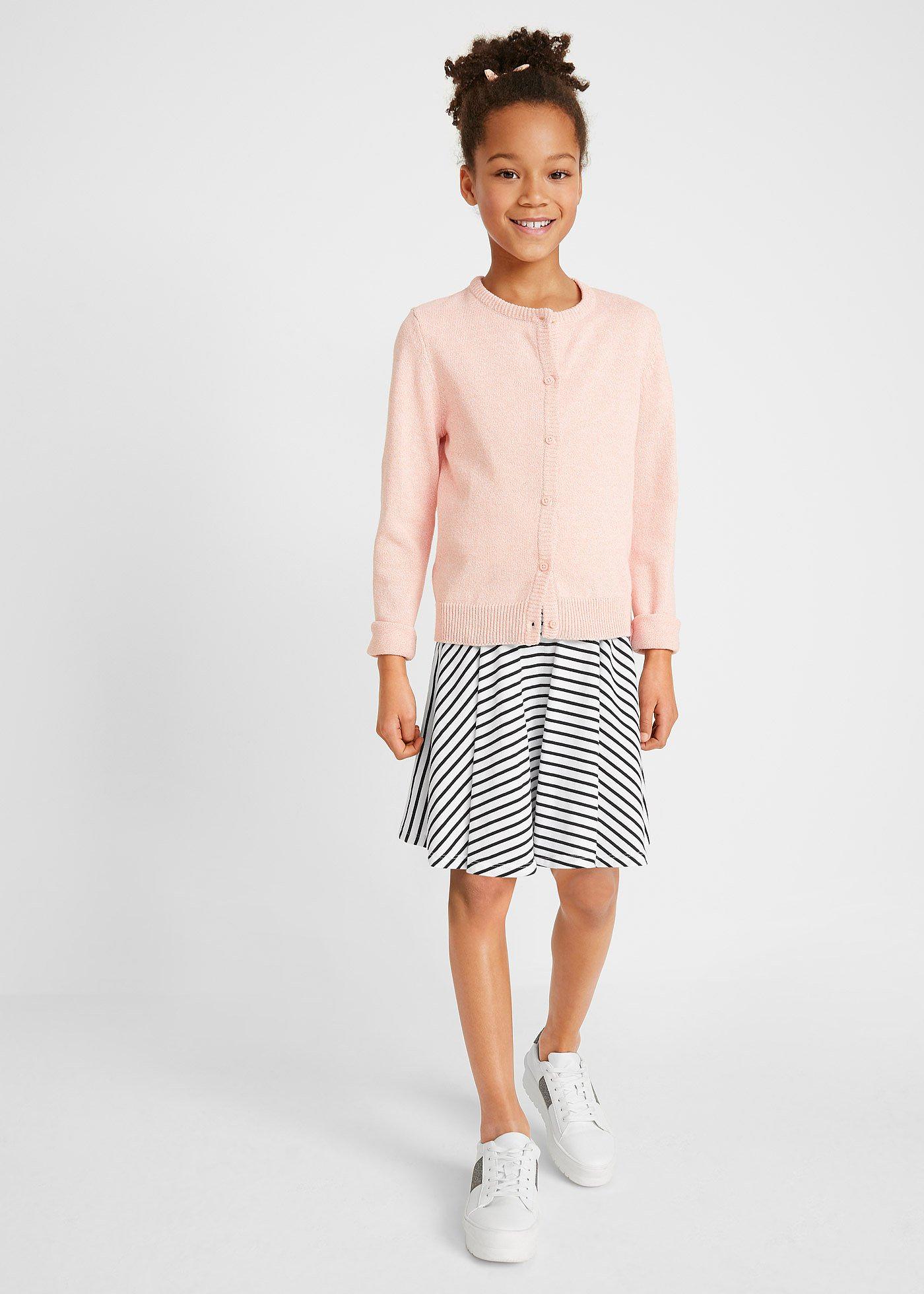 Spódnica z dżerseju z czystej bawełny organicznej  (2 szt.) - Bonprix