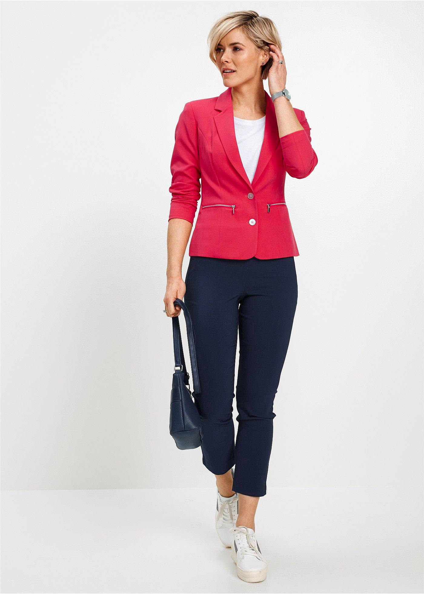 Spodnie 7/8 z bengaliny - Bonprix