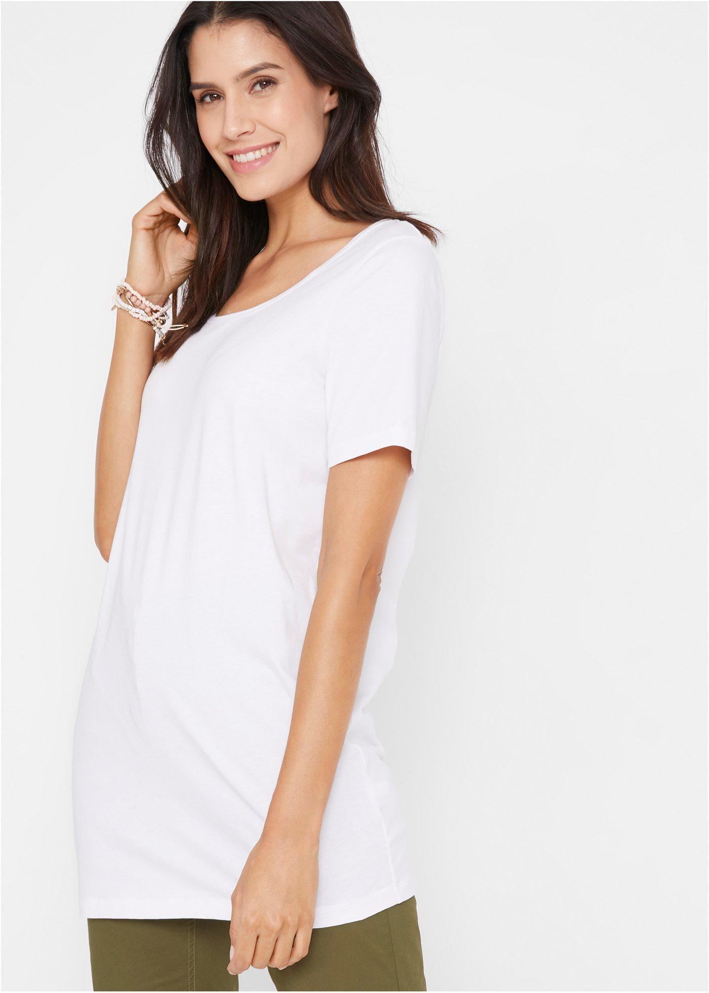 Długi shirt (2 szt.) - Bonprix