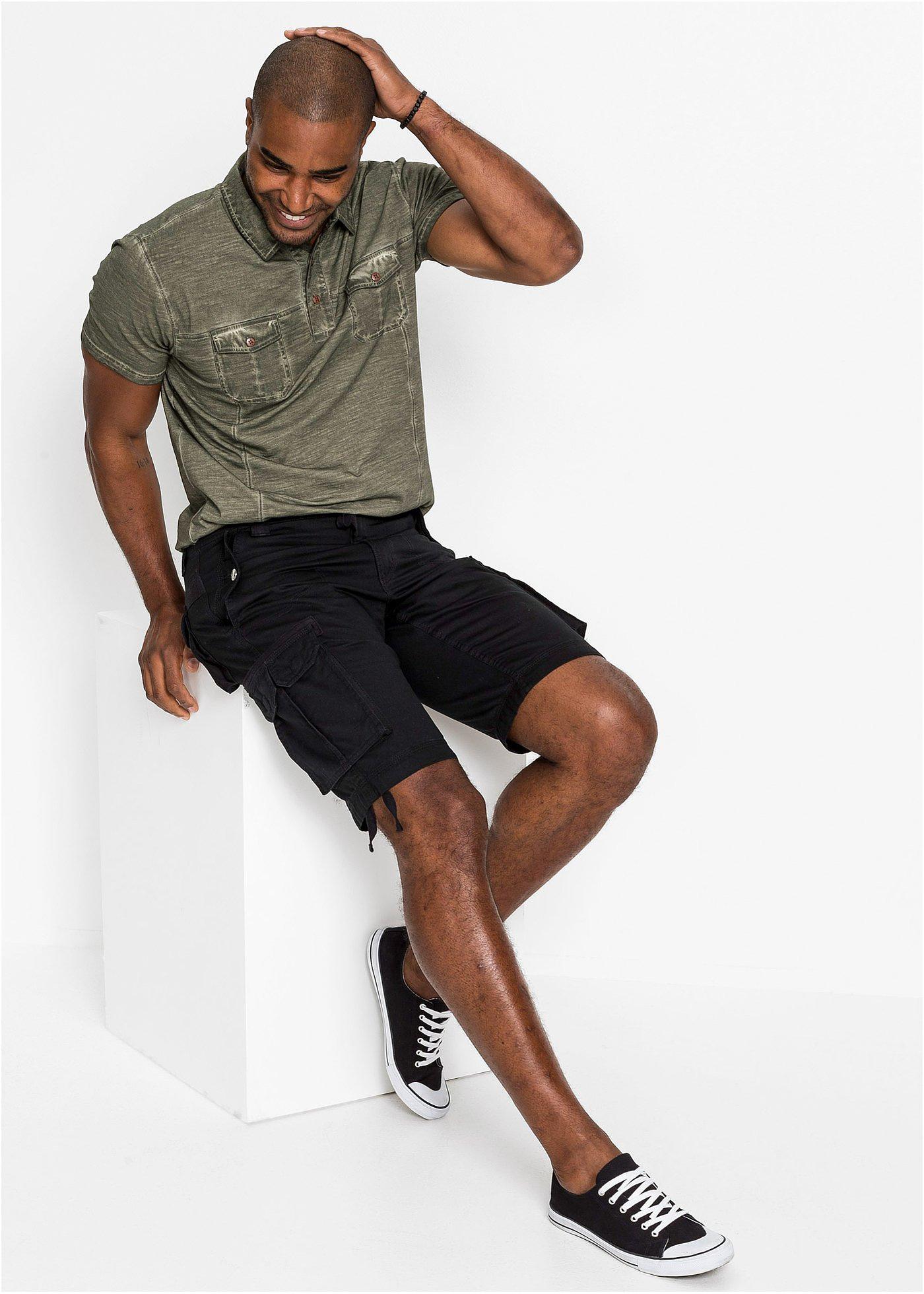 Bermudy bojówki Regular Fit - Bonprix