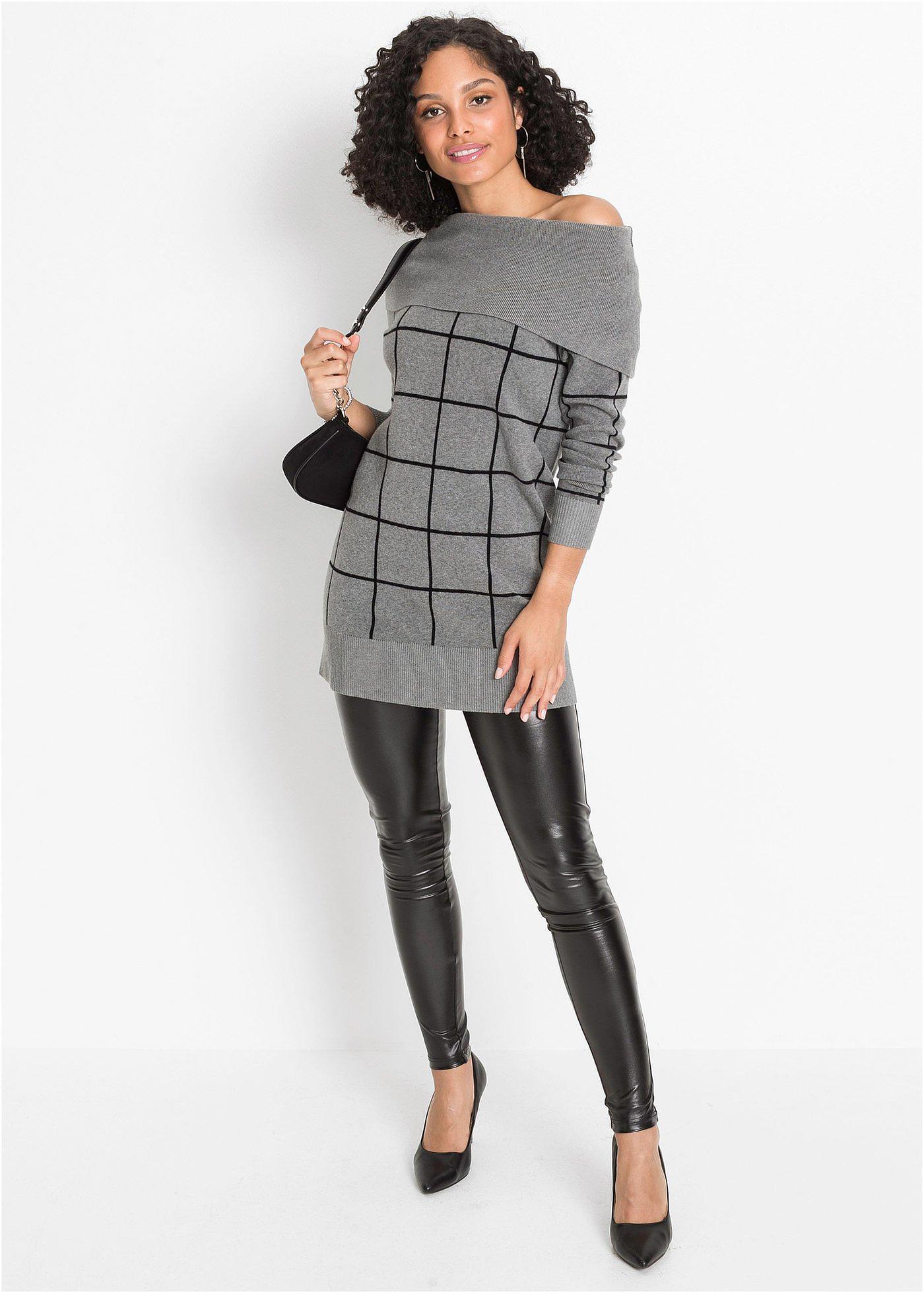 Długi sweter - Bonprix