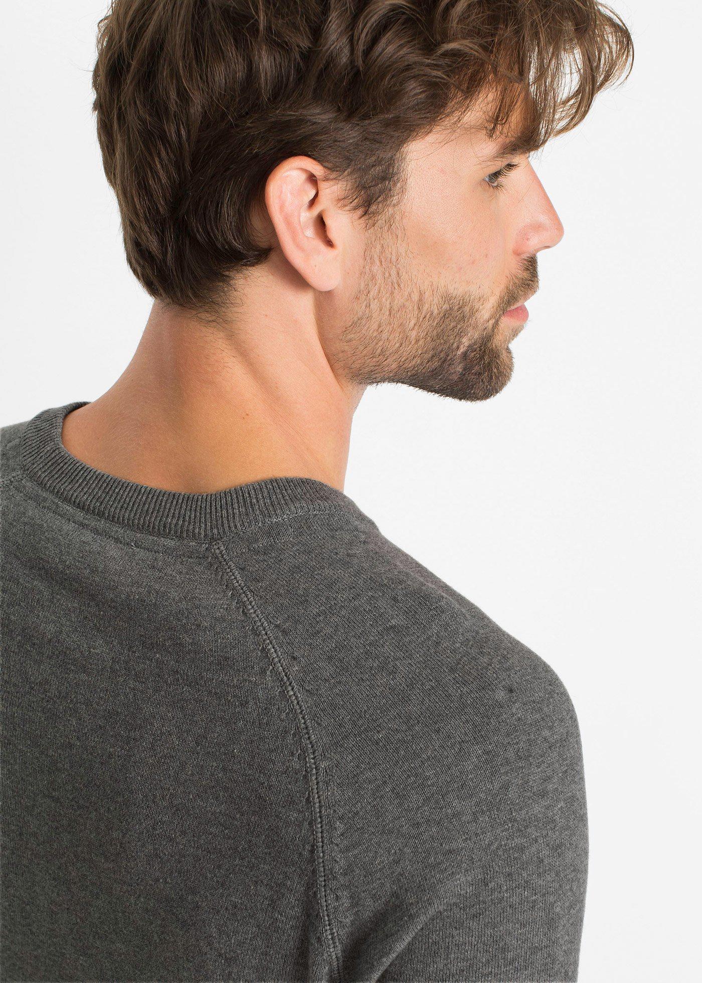 Cienki sweter z czystej bawełny (2 szt.) - Bonprix