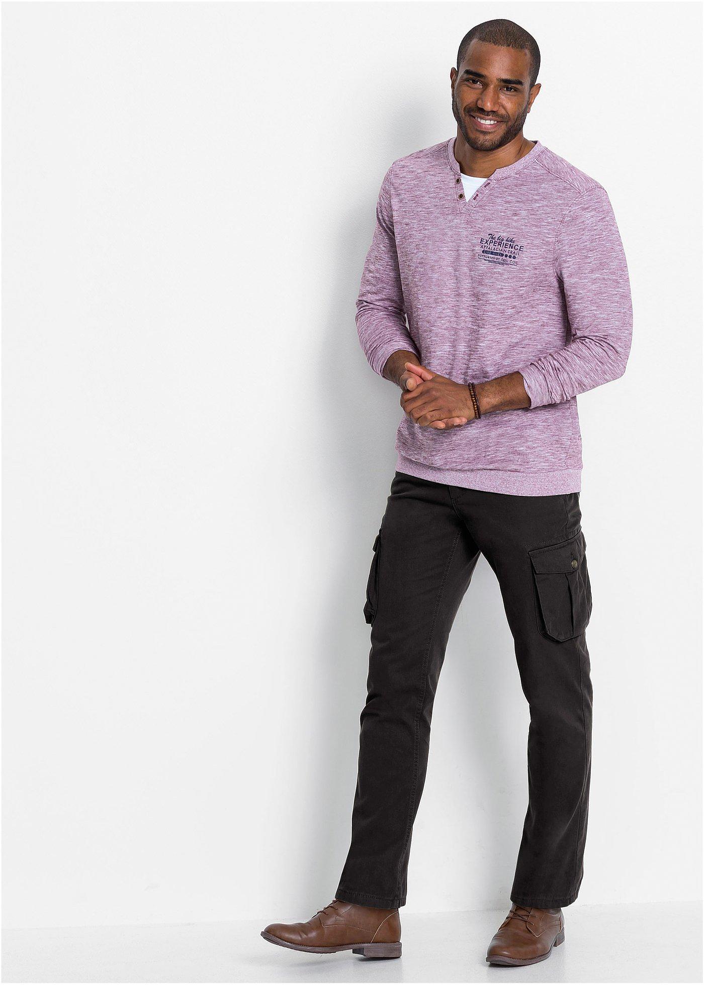 Spodnie bojówki Regular Fit Straight w specjalnym wygodnym fasonie - Bonprix
