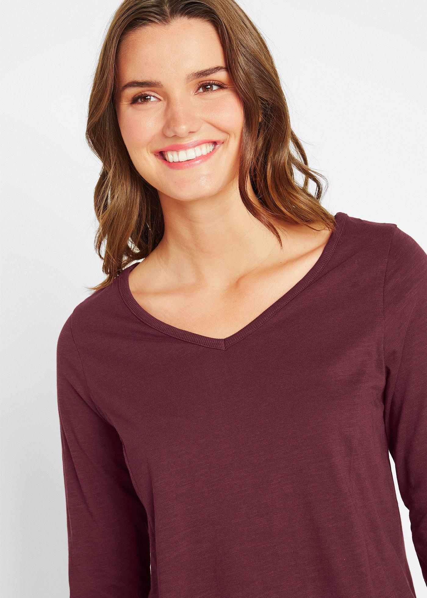 Długi shirt z bawełny organicznej - Bonprix