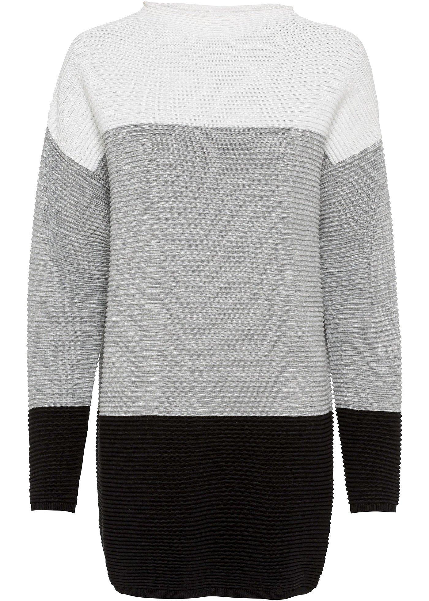 Gestreifter Mouliné Pullover main image 1