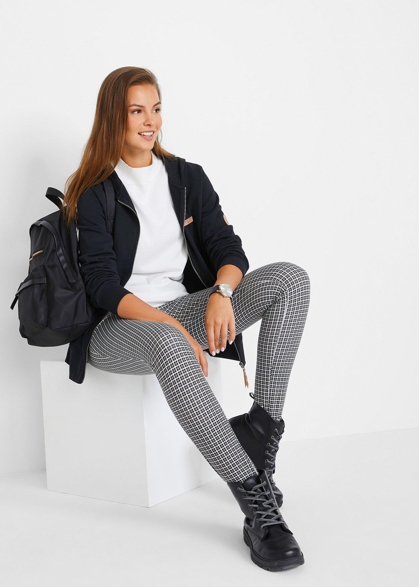 Bluza rozpinana z kapturem, z czystej bawełny - Bonprix