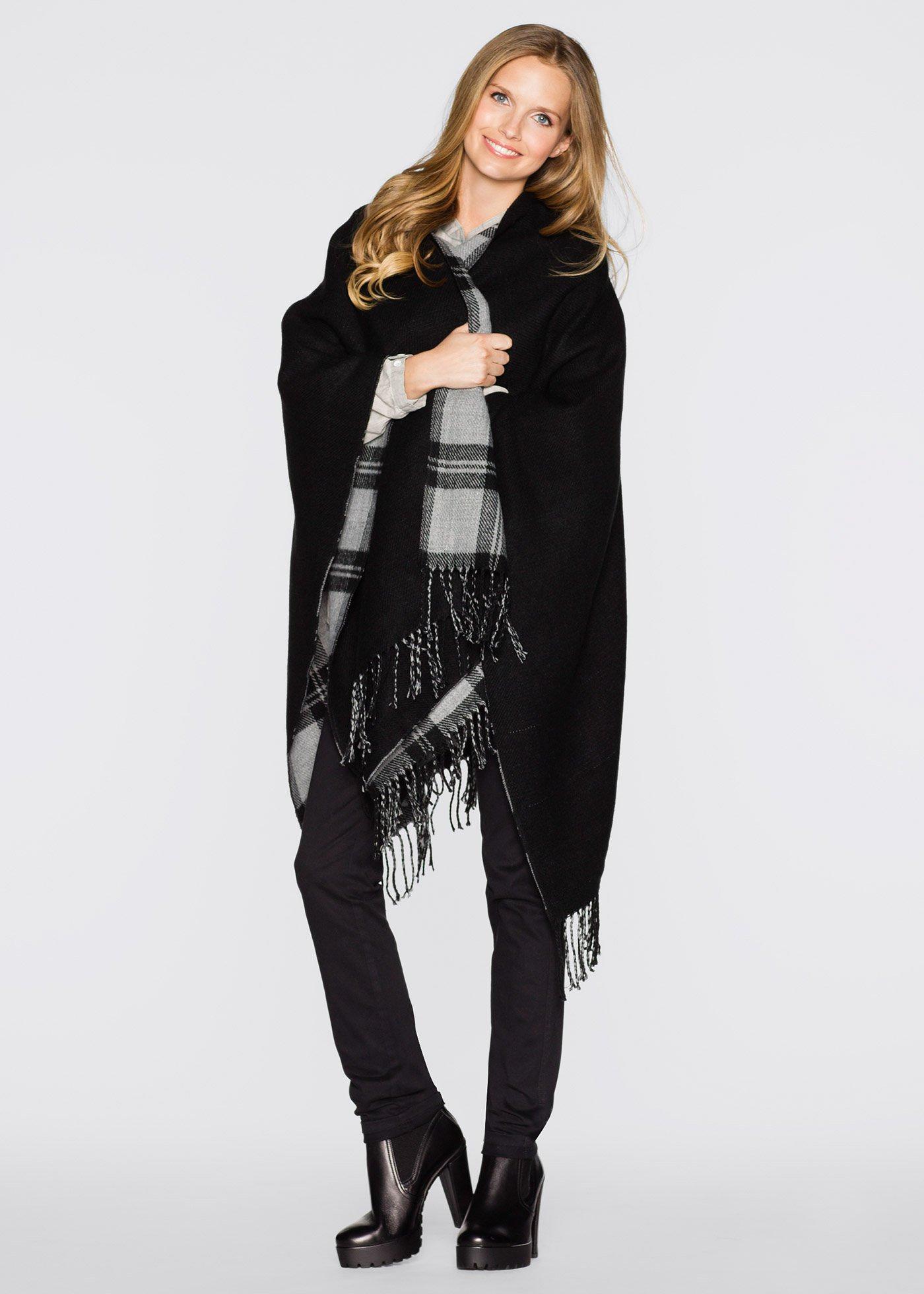 Poncho dwustronne - Bonprix