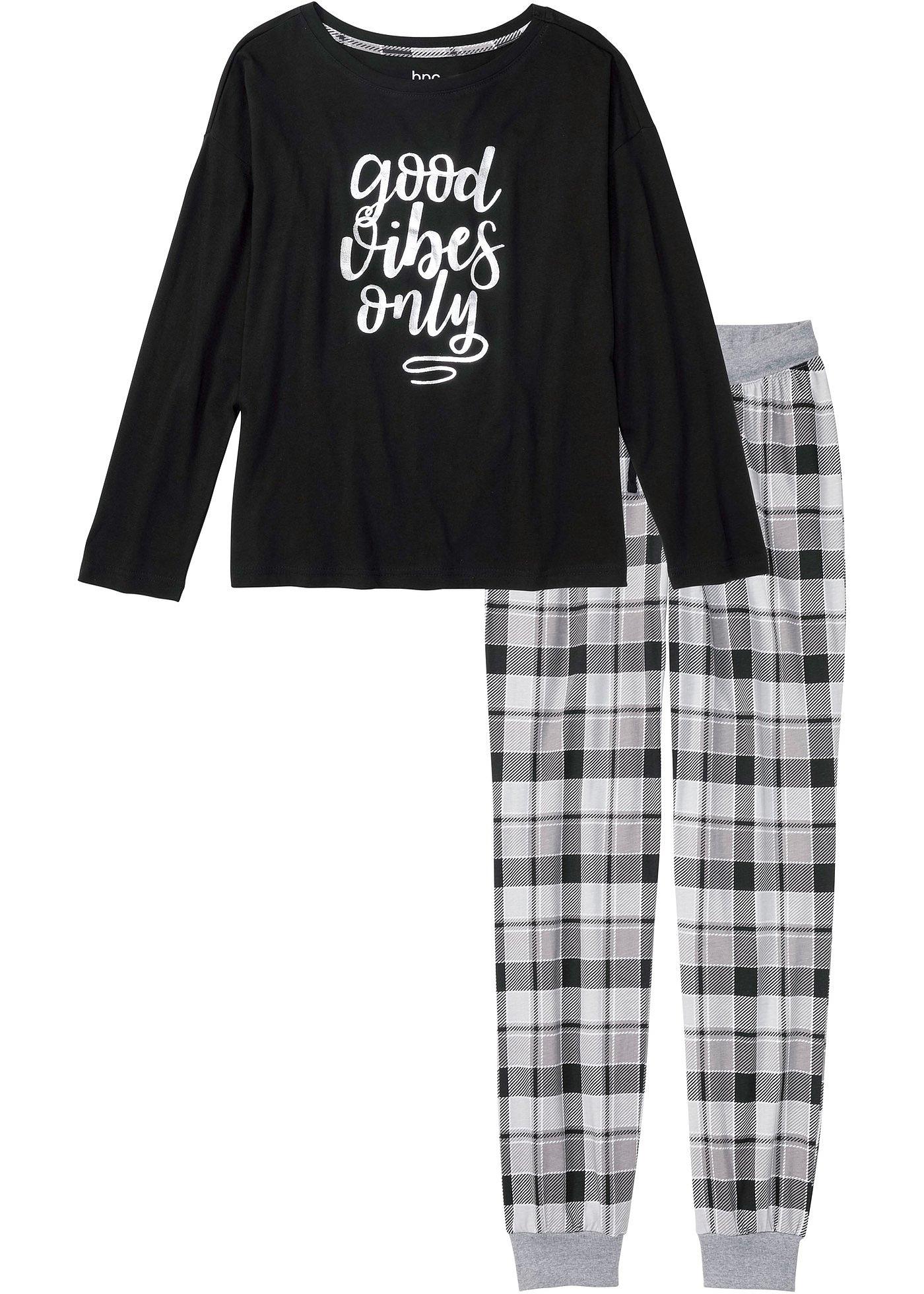 Pyjama mit oversized Shirt