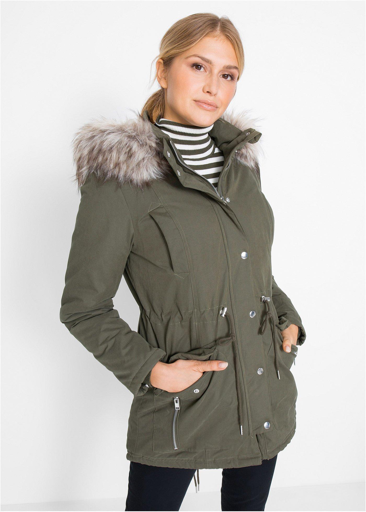 Parka ocieplana na podszewce - Bonprix