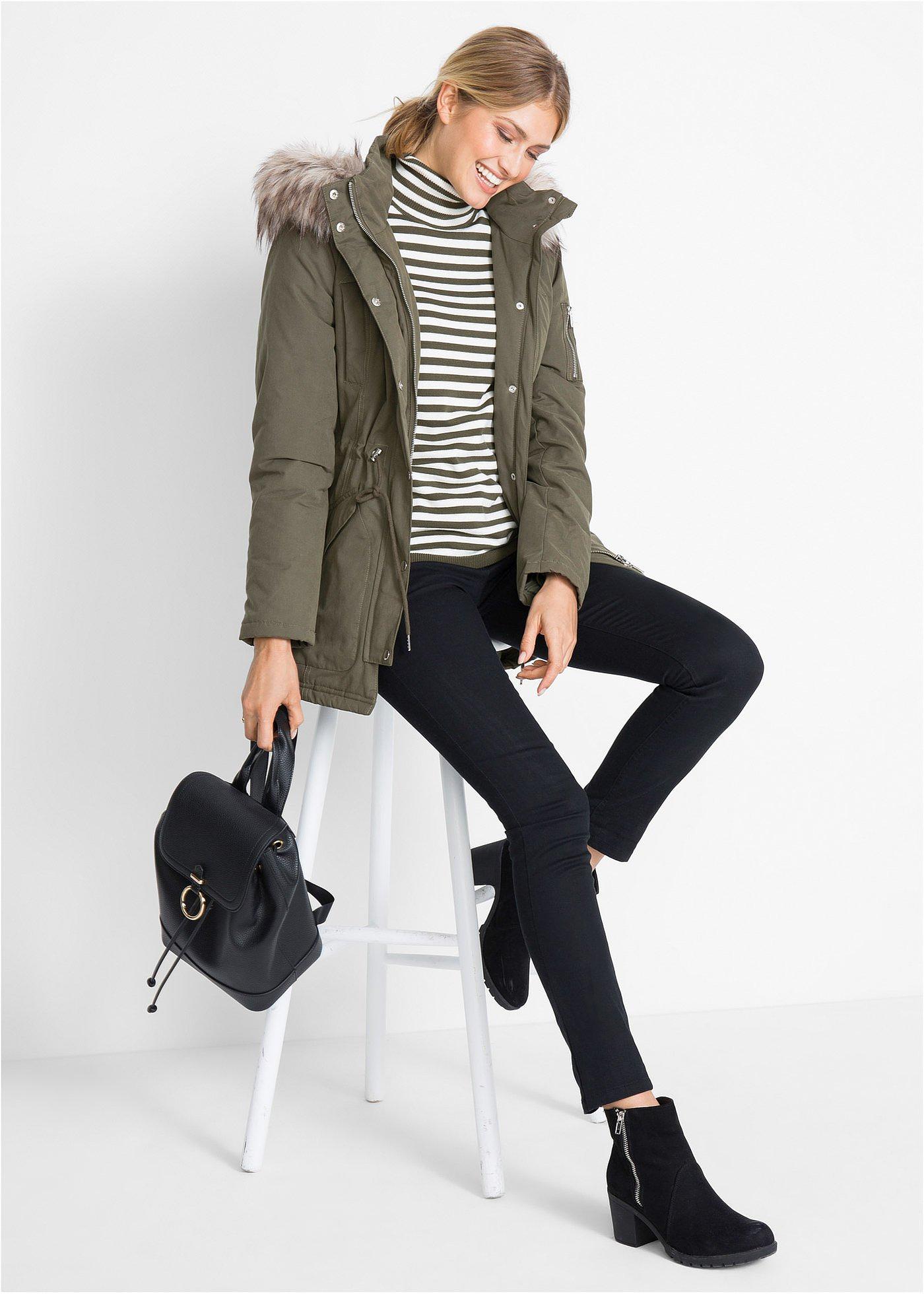 Parka ocieplana na podszewce - Bonprix