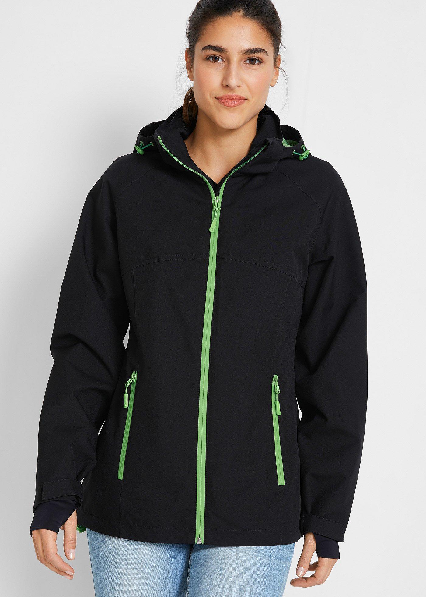 Nieprzemakalna kurtka funkcyjna z odblaskowymi elementami - Bonprix