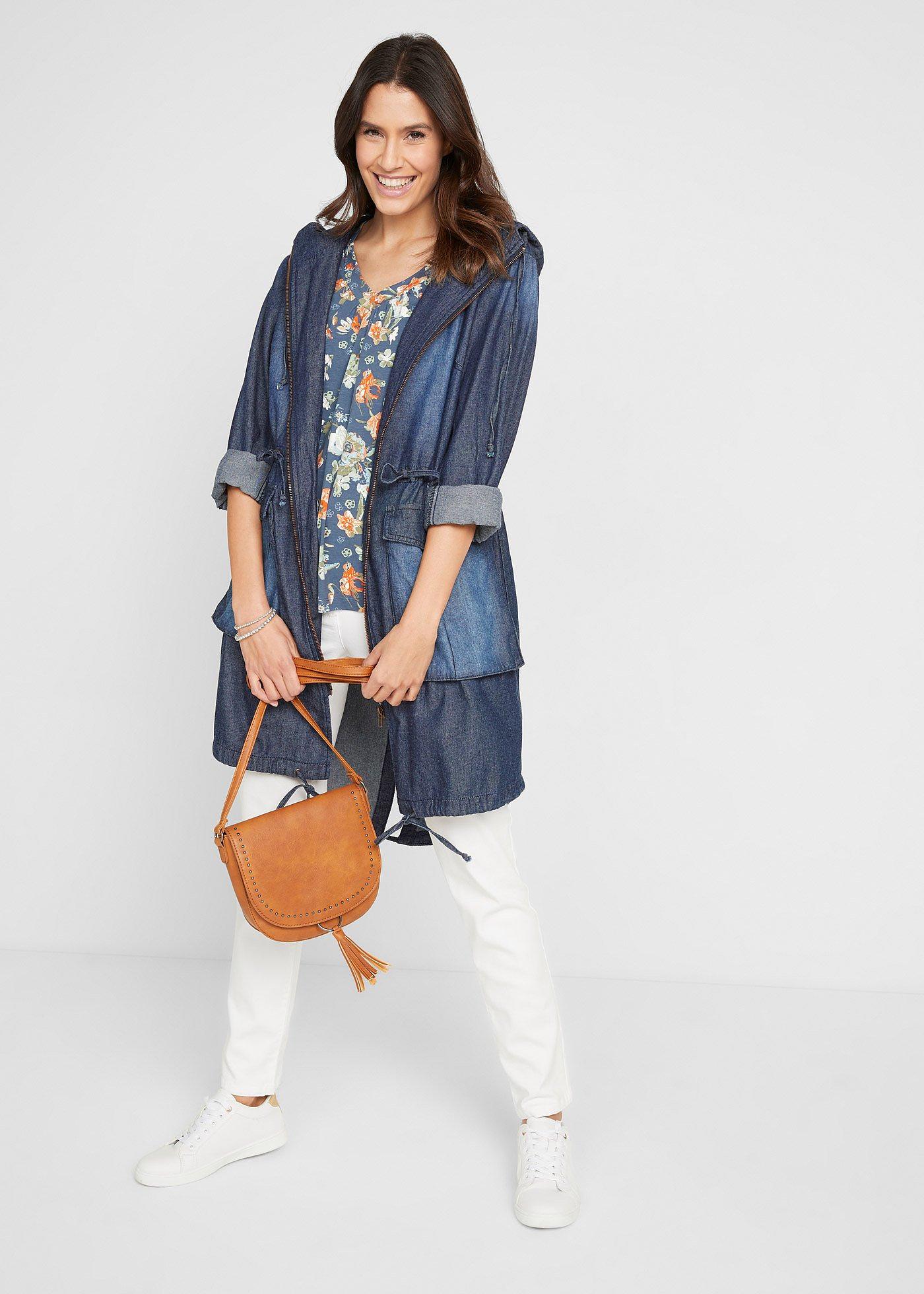 Shirt z bawełny organicznej z nadrukiem, krótki rękaw - Bonprix