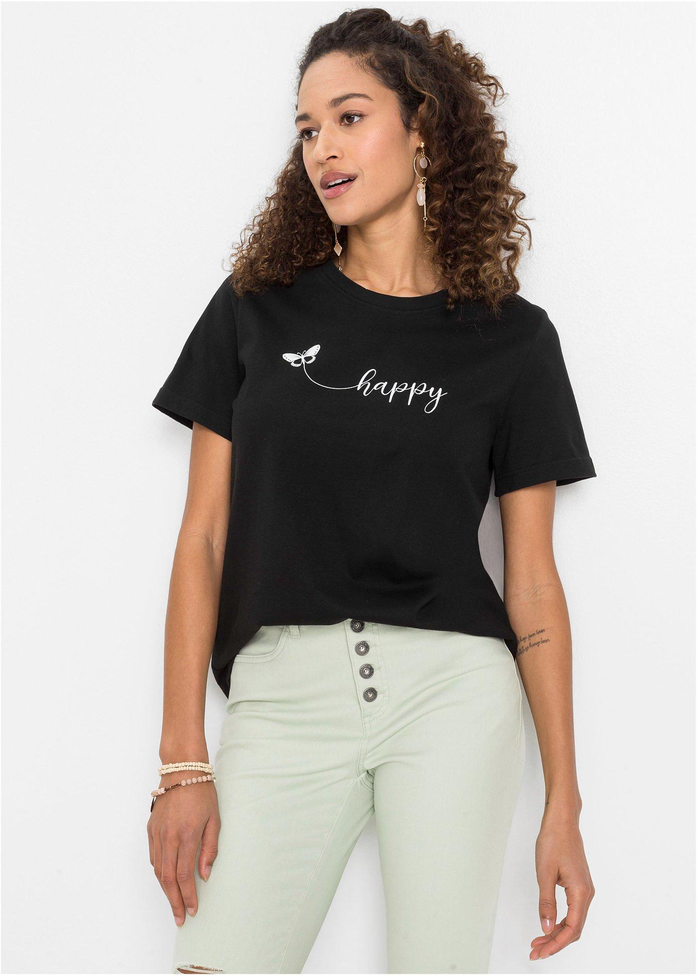 T-shirt z czystej bawełny - Bonprix