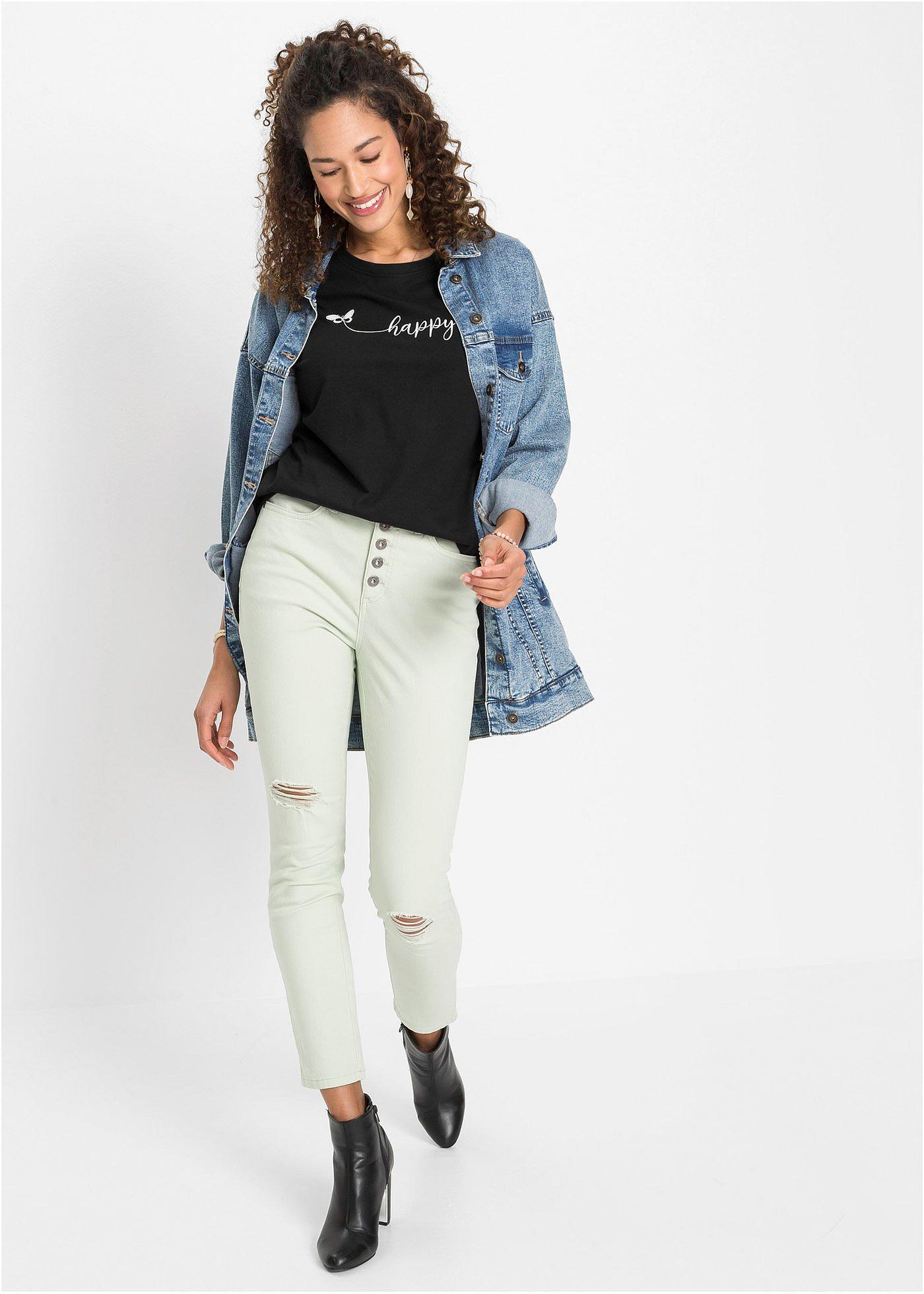 T-shirt z czystej bawełny - Bonprix