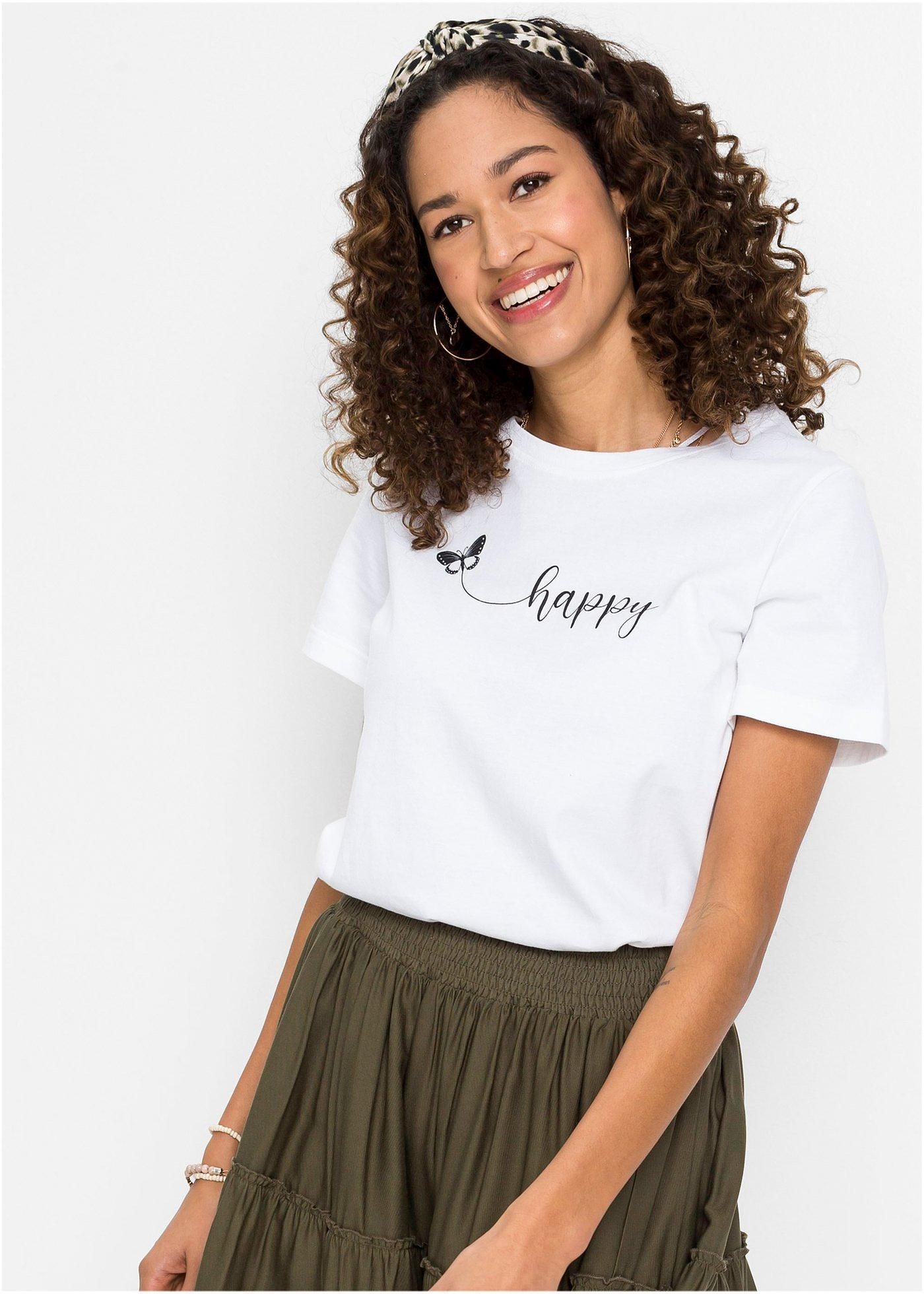 T-shirt z czystej bawełny - Bonprix