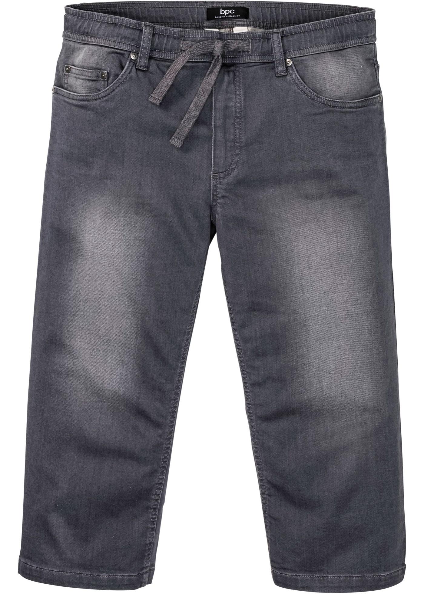 Regular Fit 3/4 Stretch-Jeans mit Komfortschnitt, Straight