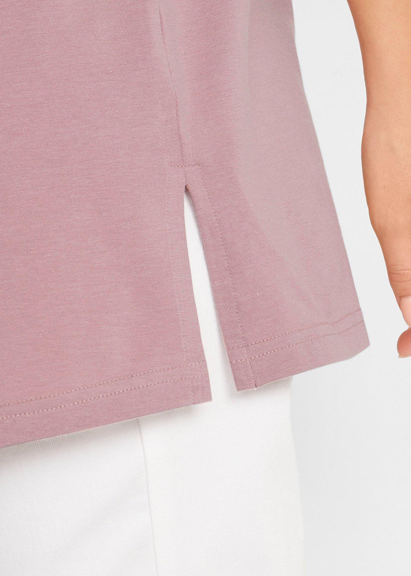 Długa bluzka  z dekoltem w serek (2 szt.) - Bonprix