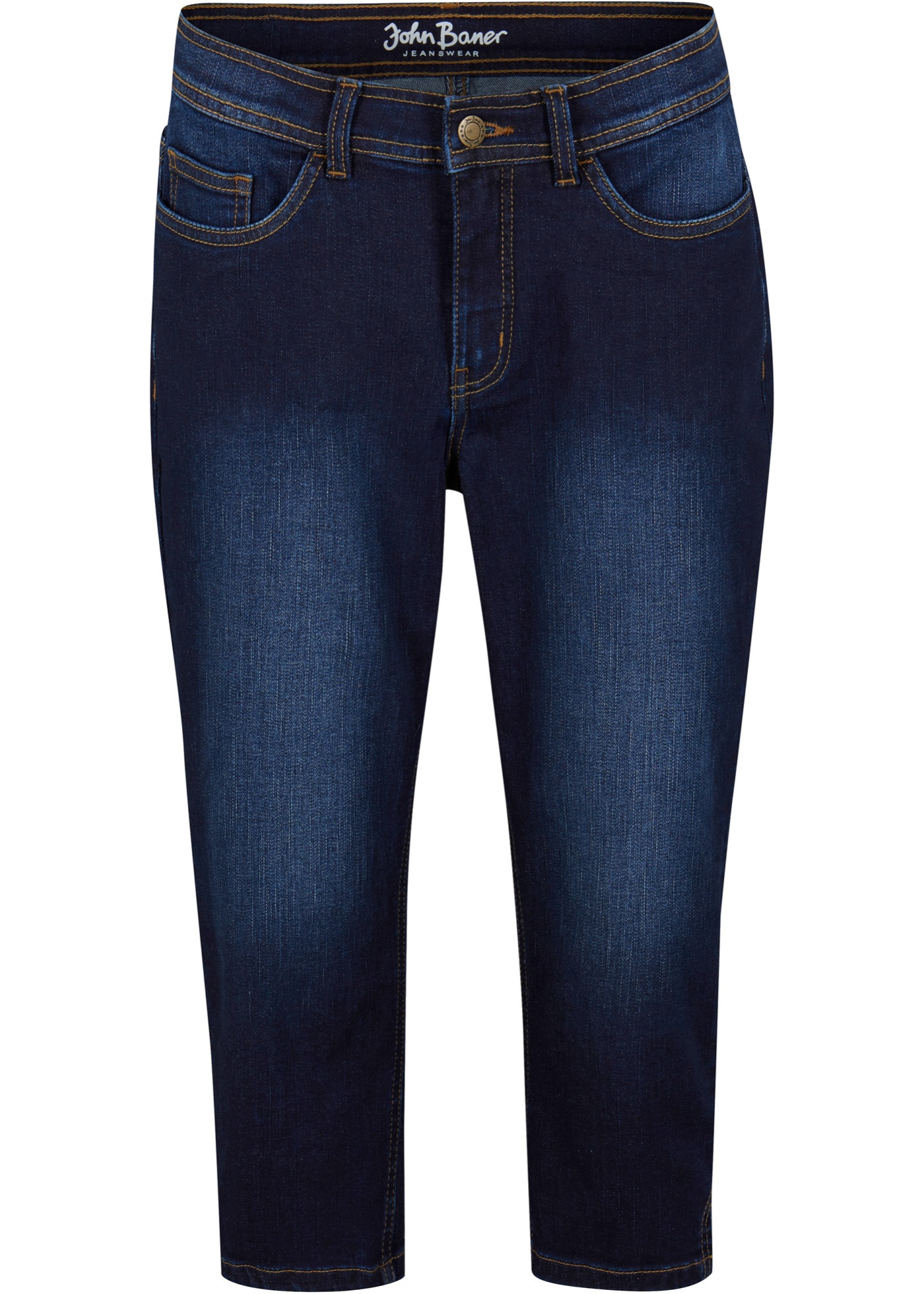 Komfort-Stretch Capri-Jeans mit Shaping-Effekt
