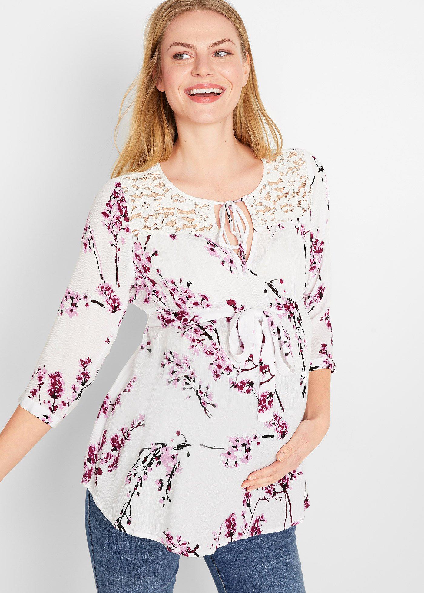 Bluzka ciążowa z wiskozy - Bonprix