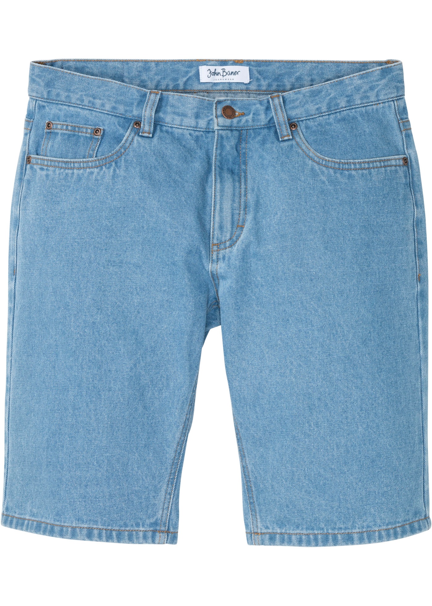 Regular Fit Jeans-Bermuda