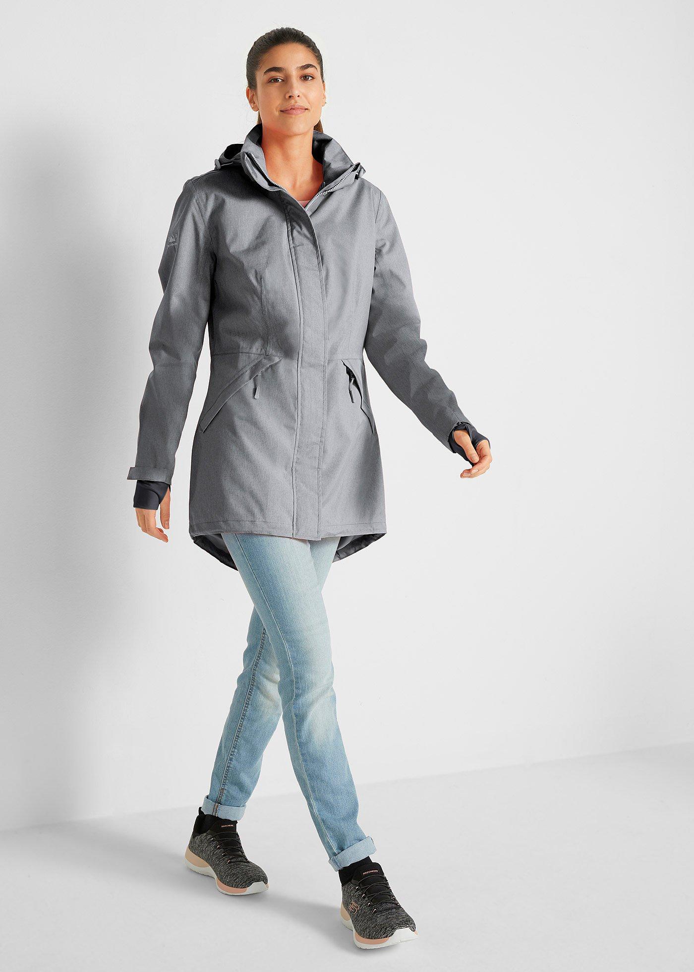 Parka funkcjonalna, z materiału odpychającego wodę - Bonprix