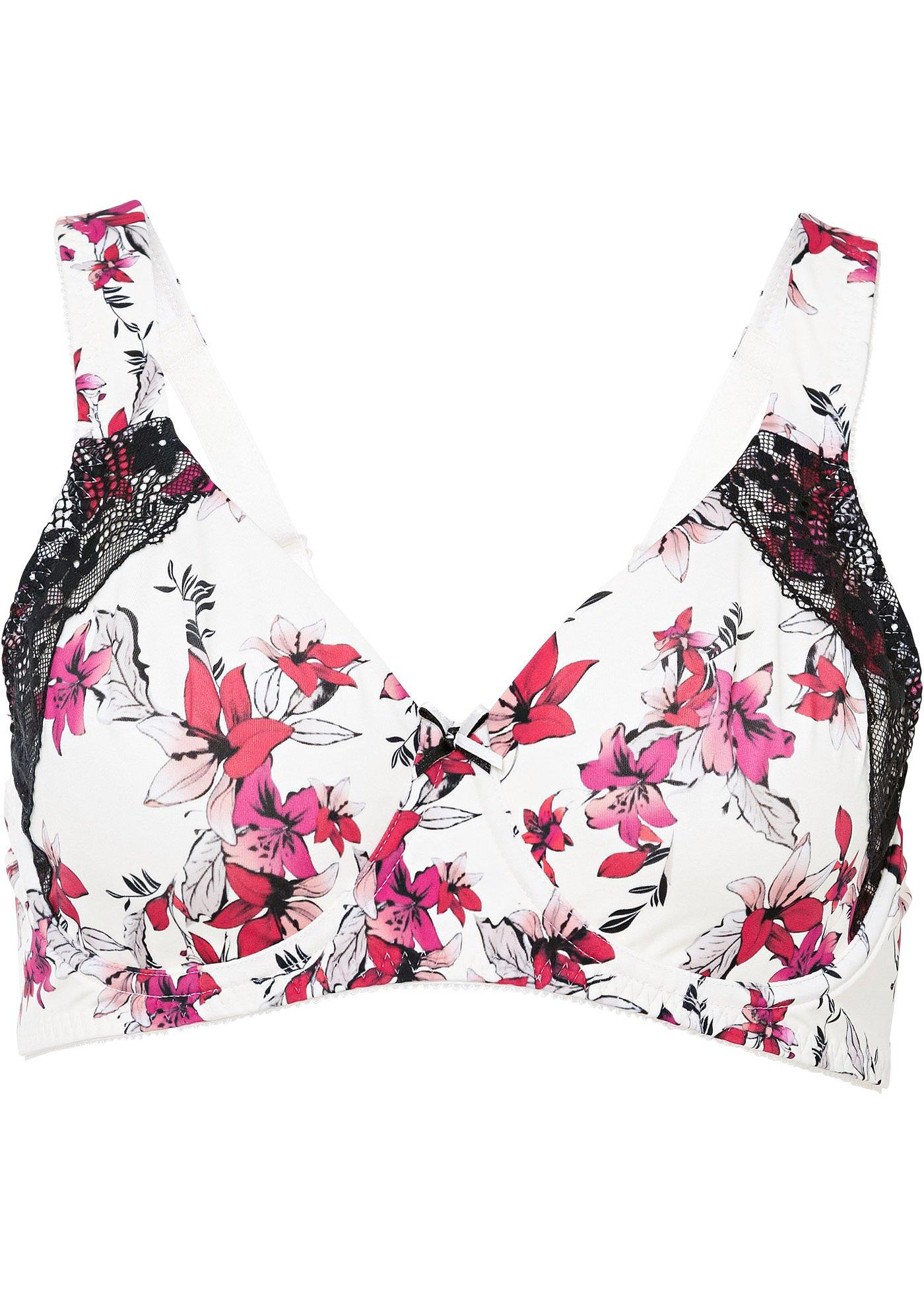 Damen BH Mit Bügel & Vorderverschluss - Bequemer Alltags-BH Mit Spitze