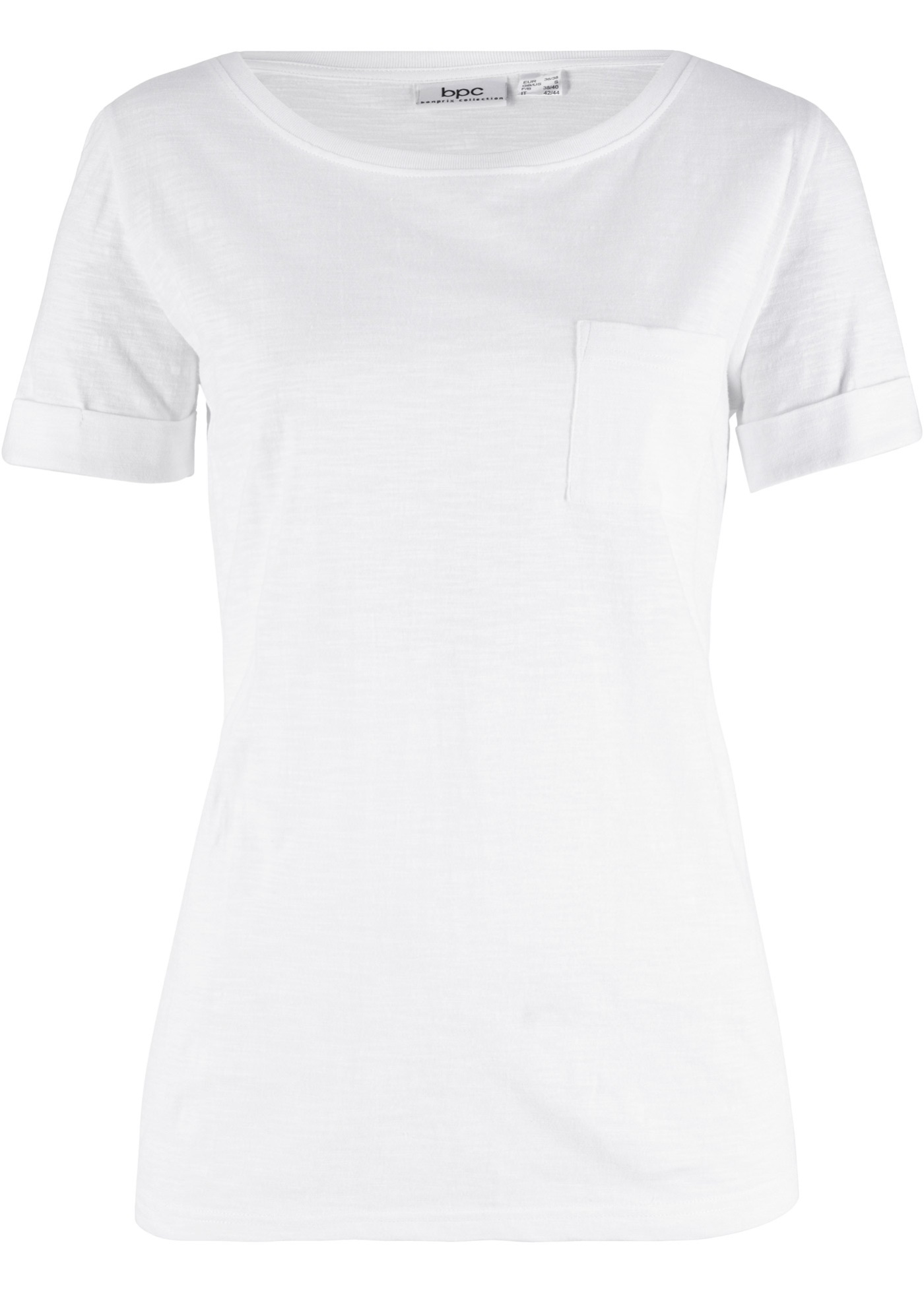 Flammgarn T-Shirt mit Brusttasche aus Bio-Baumwolle