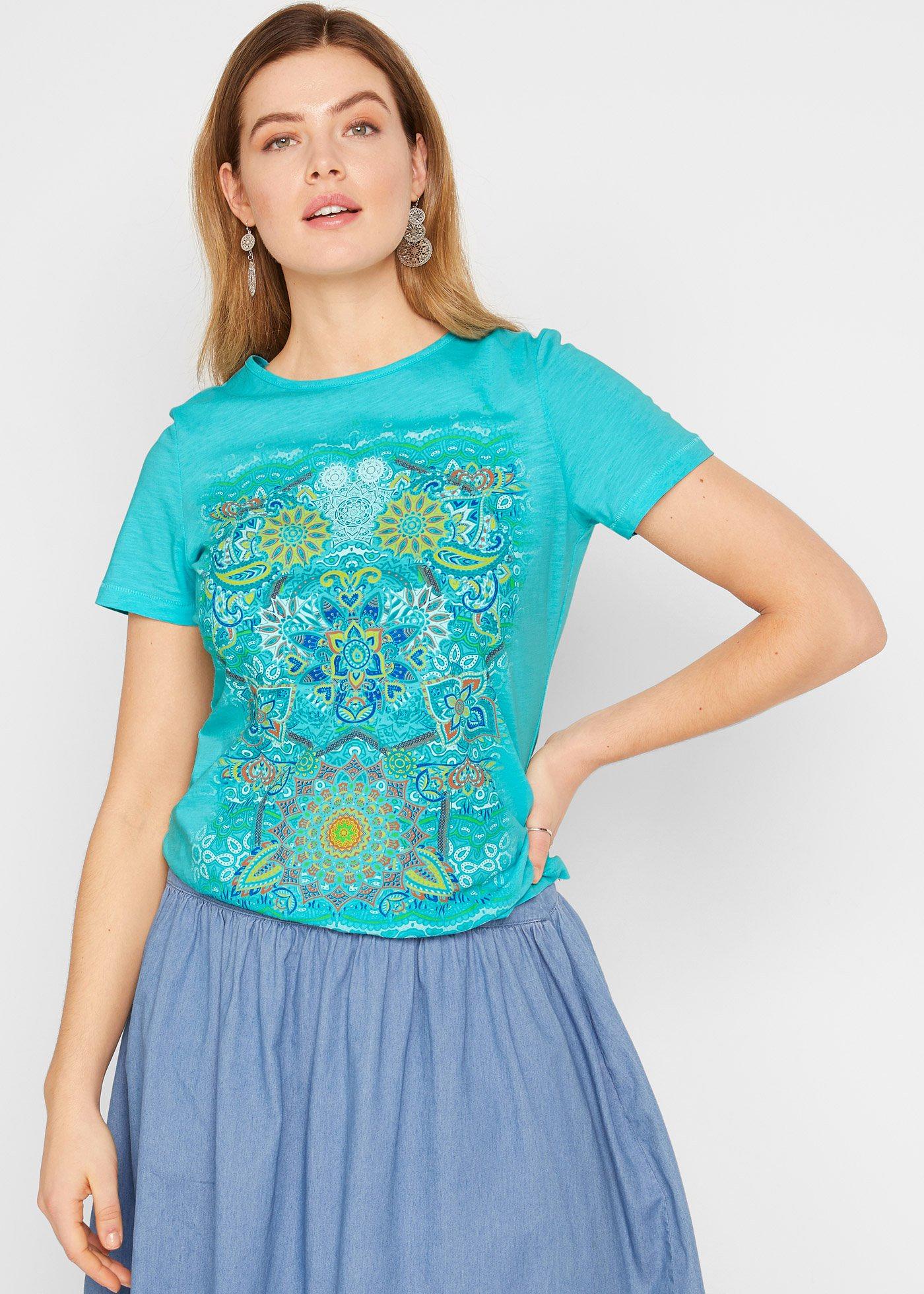 T-shirt z nadrukiem - Bonprix