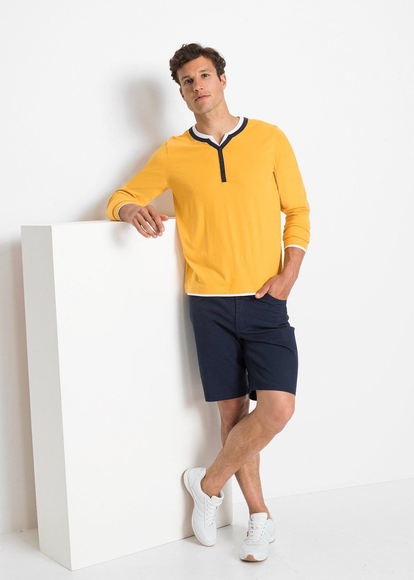 Bermudy ze stretchem, classic fit - Bonprix