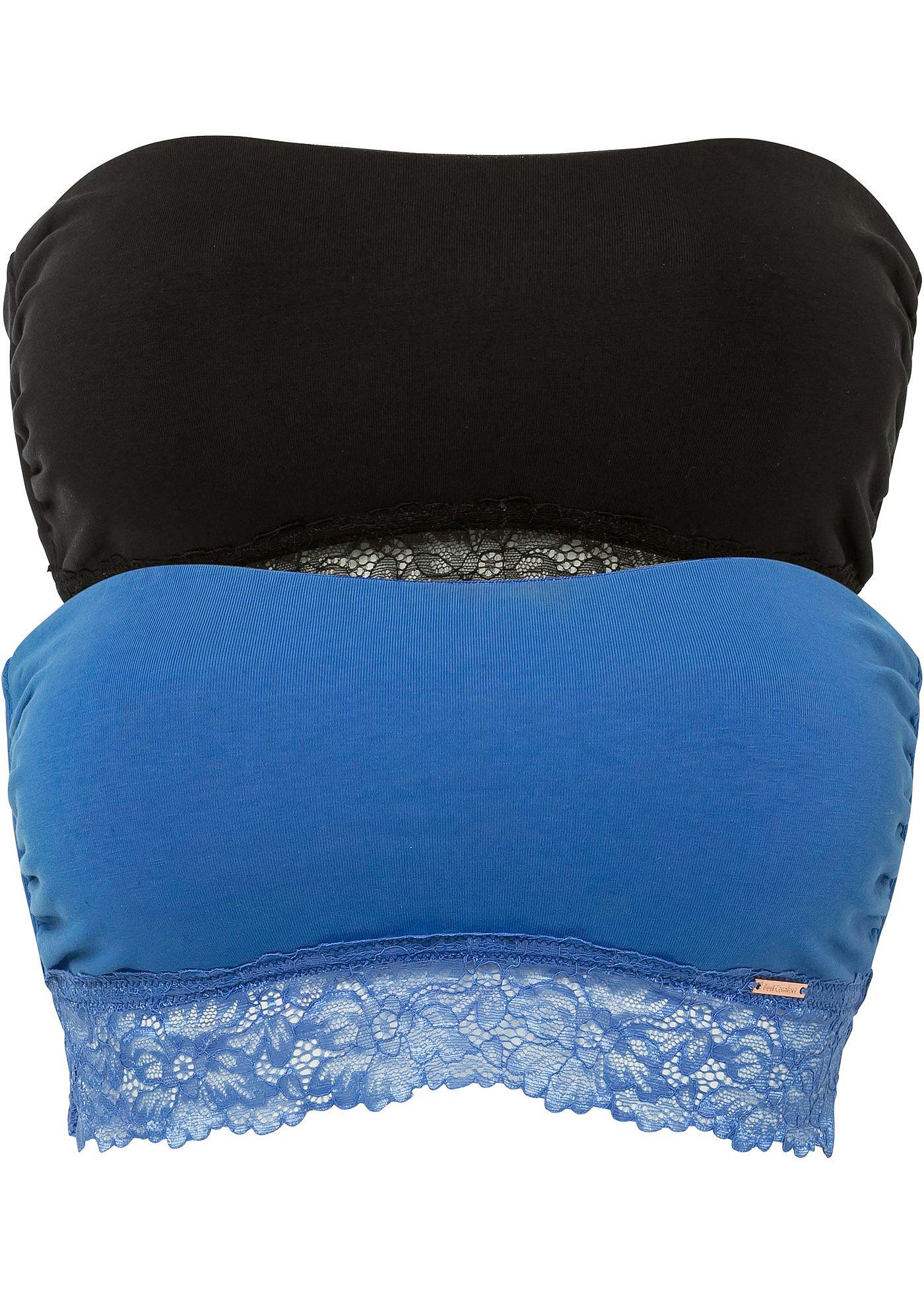 Feel Comfort Bandeau BH mit Bio-Baumwolle (2er Pack)