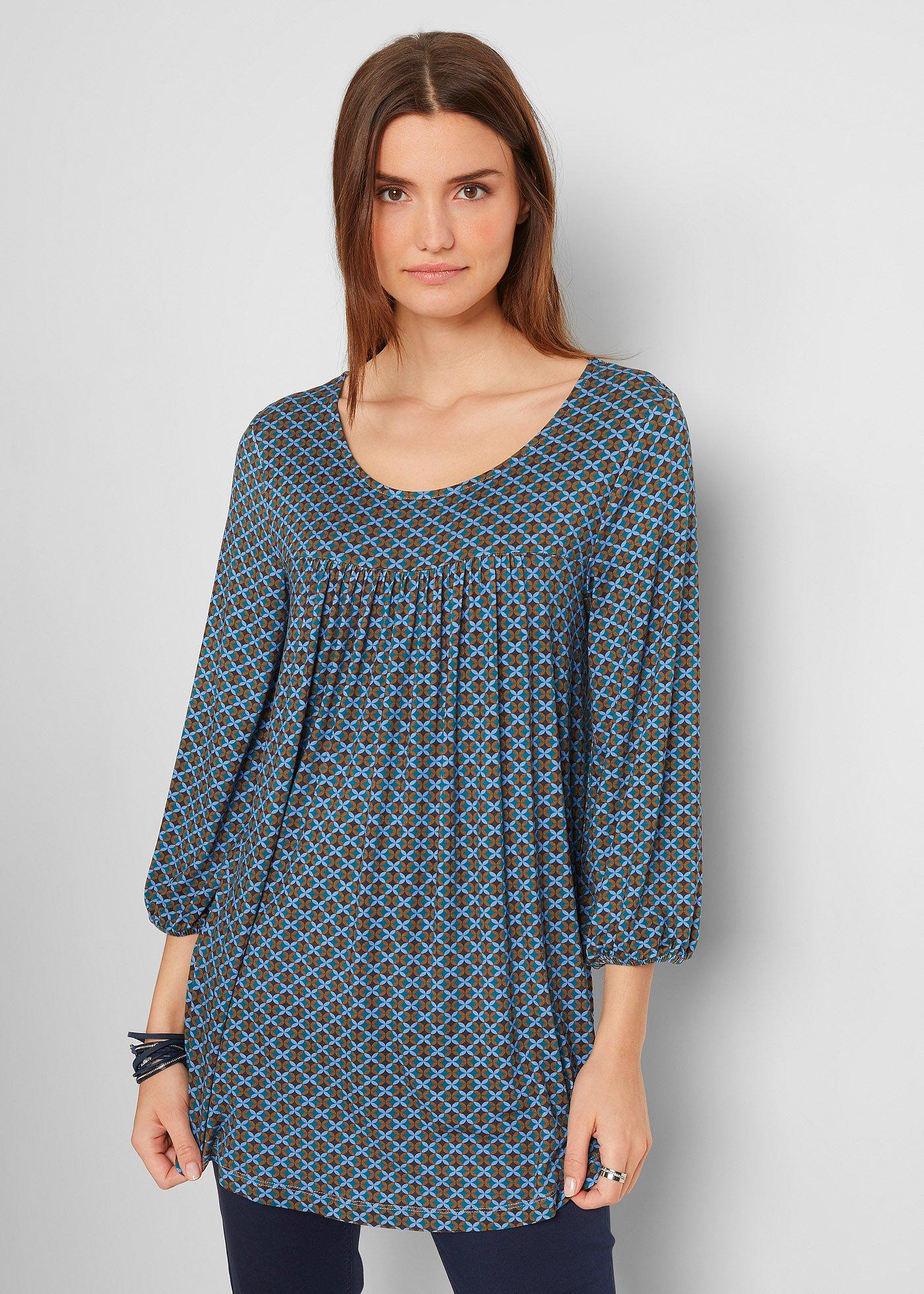Shirt z lejącej wiskozy - Bonprix