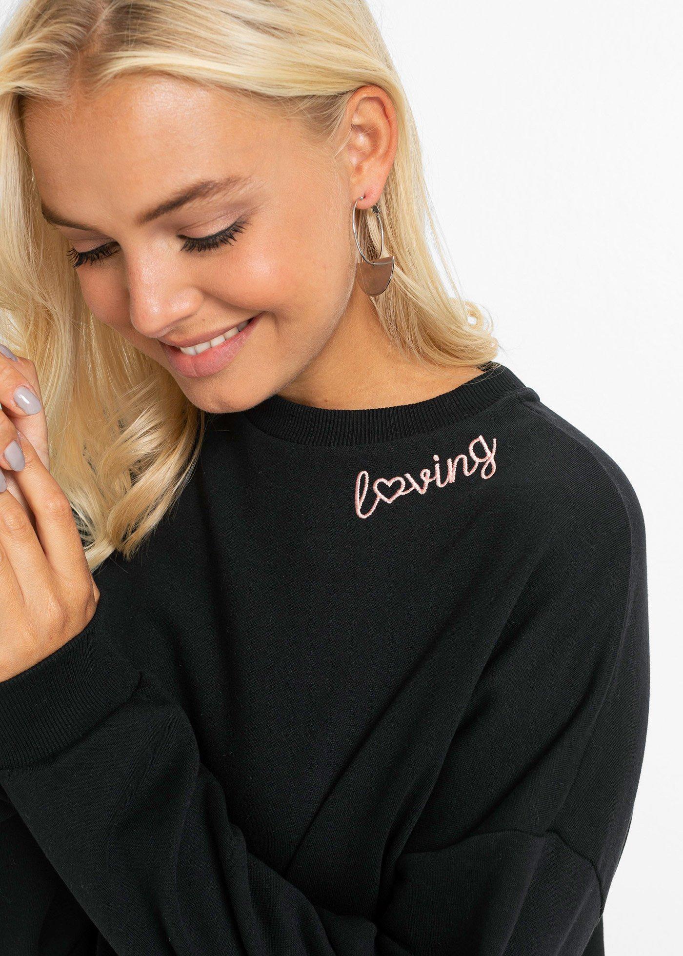 Sukienka dresowa oversized - Bonprix